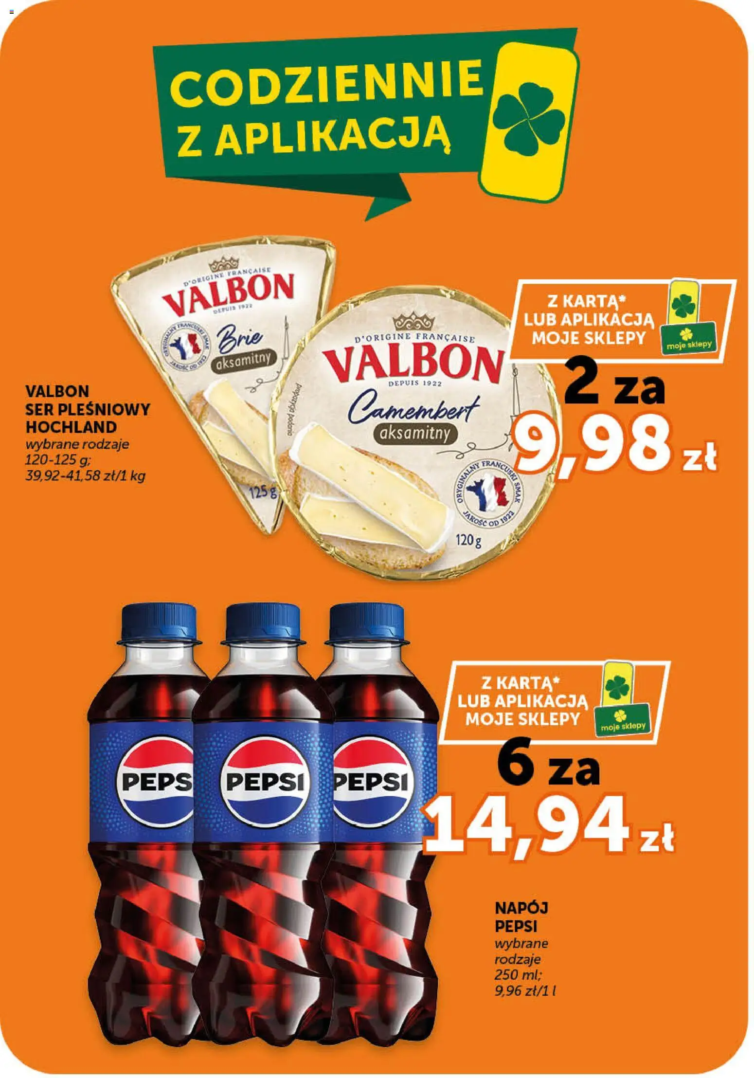 Euro Sklep gazetka - Minimarket od 28.05.2026 | Strona: 12 | Produkty: Ser pleśniowy, Pepsi, Camembert, Ser