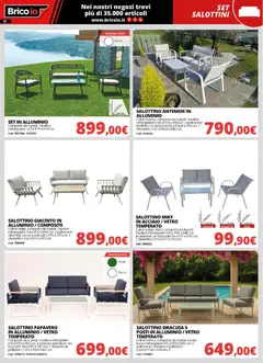 Anteprima del volantino Brico io volantino valido a partire dal 30.03.2026 | Pagina: 31 | Prodotti: Tavolino, Braccioli, Alluminio, Sedia