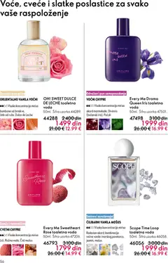 Oriflame katalog Maj 2026 - pregled Oriflame kataloga - važi od 13.05.2026 | Strana: 56 | Proizvode: Bombone, Toaletna voda, Voda, Cvece