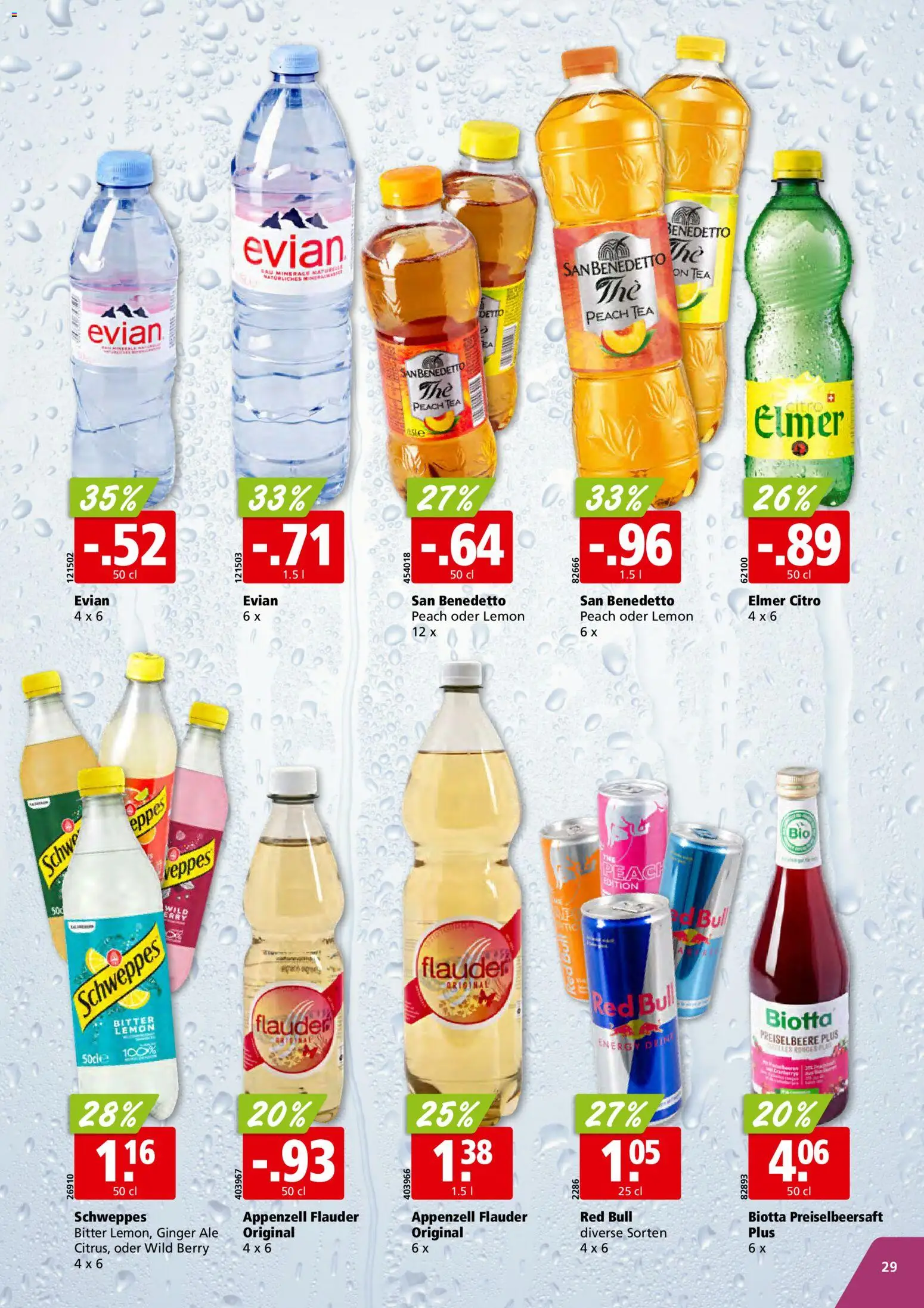 Aligro aktionen Schlieren, Gossau SG, Frauenfeld, Rapperswil-Jona, Sargans, Bern – gültig ab 05.10.2026 | Seite: 29 | Produkte: Red bull