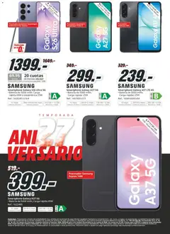 Vista previa Media Markt folleto válido desde el 24/07/2026 | Página: 13 | Productos: Smartphone, Cámara, Batería