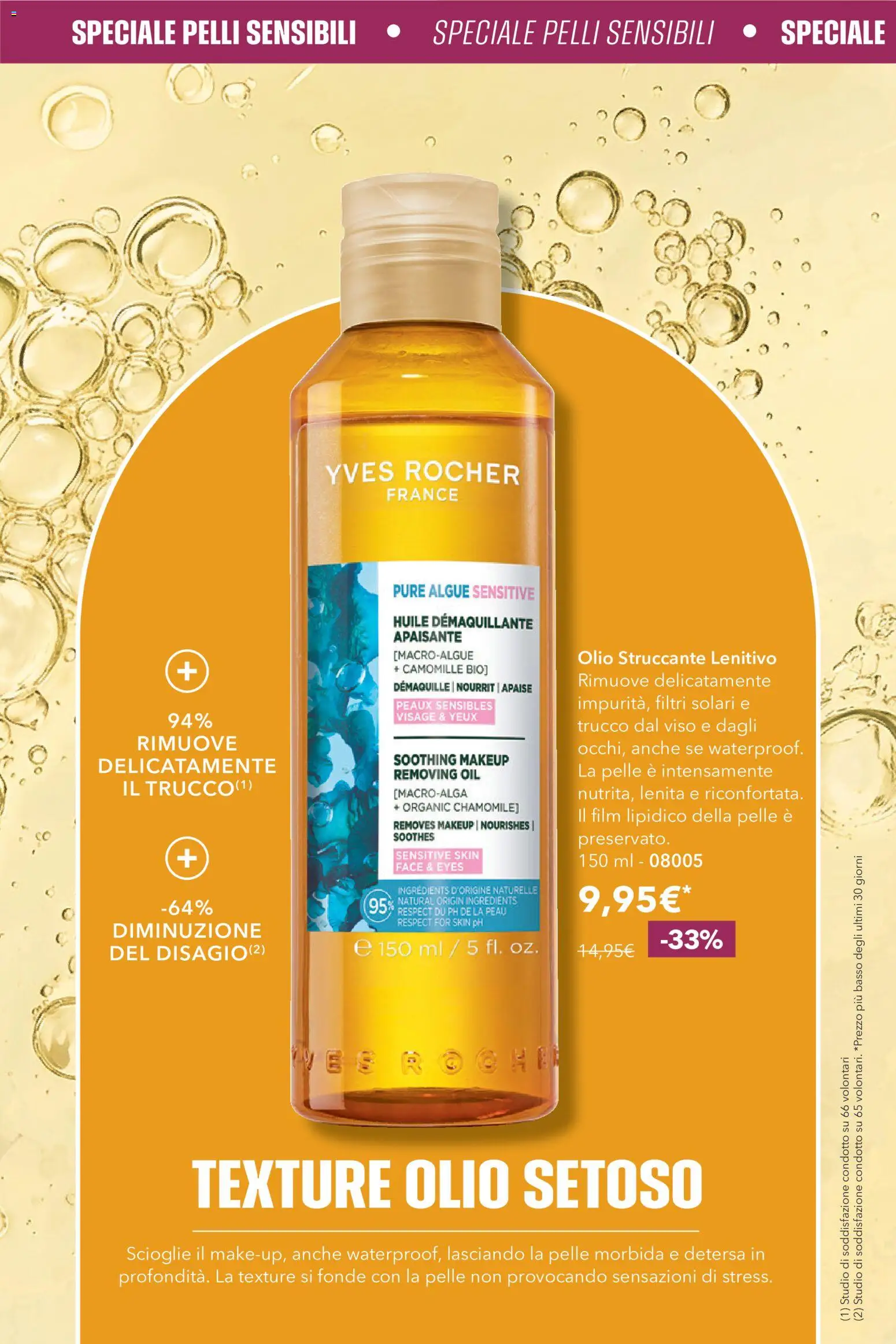 Volantino Yves Rocher del 20/10/2026 | Pagina: 26 | Prodotti: Struccante, Olio, Basso, Trucco