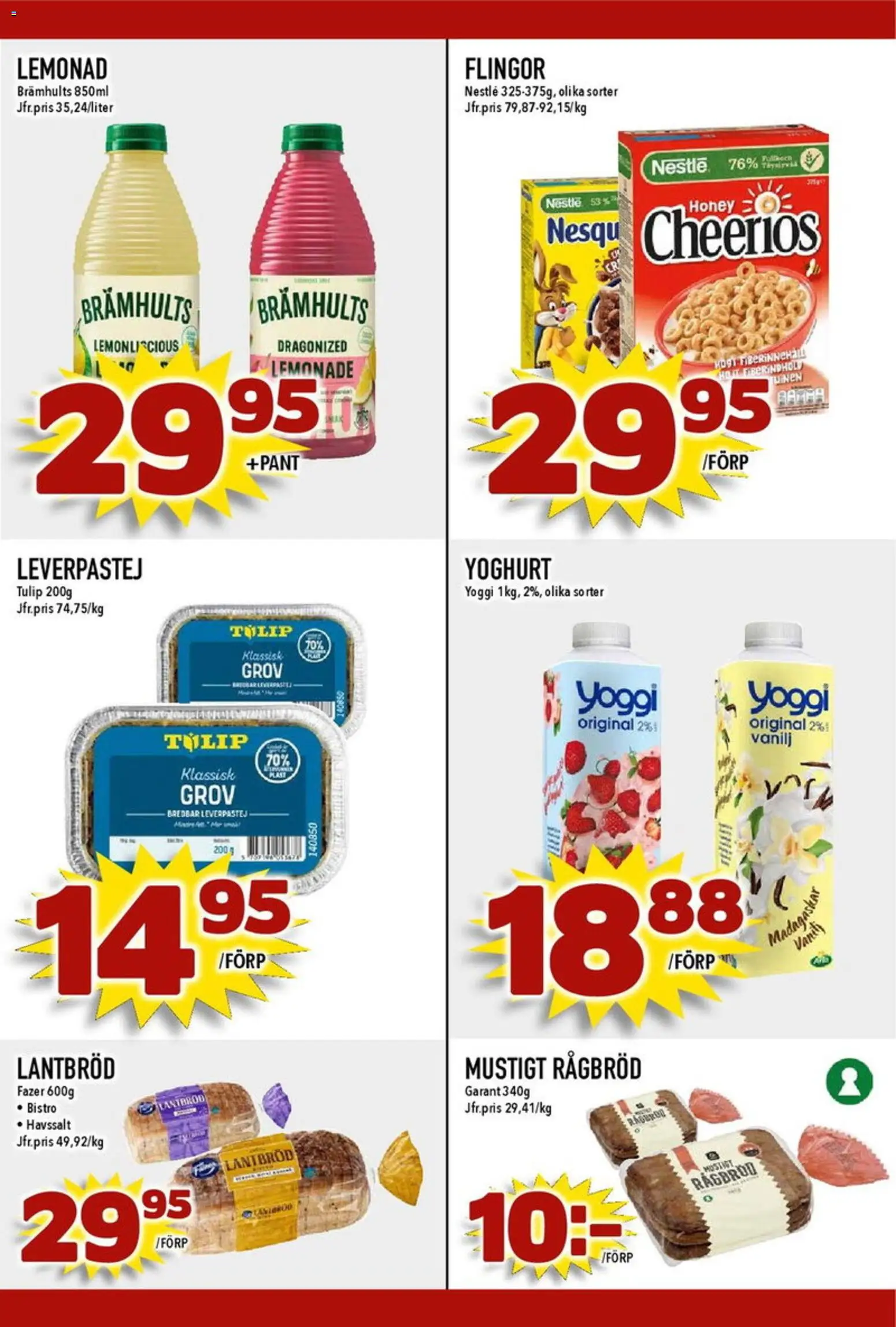 Matdax reklamblad aktuell från 21/09/2026 | Sida: 21 | Produkter: Vanilj, Yoghurt, Lantbröd, Flingor
