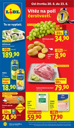 Náhled letáku Lidl leták od 20.08.2026