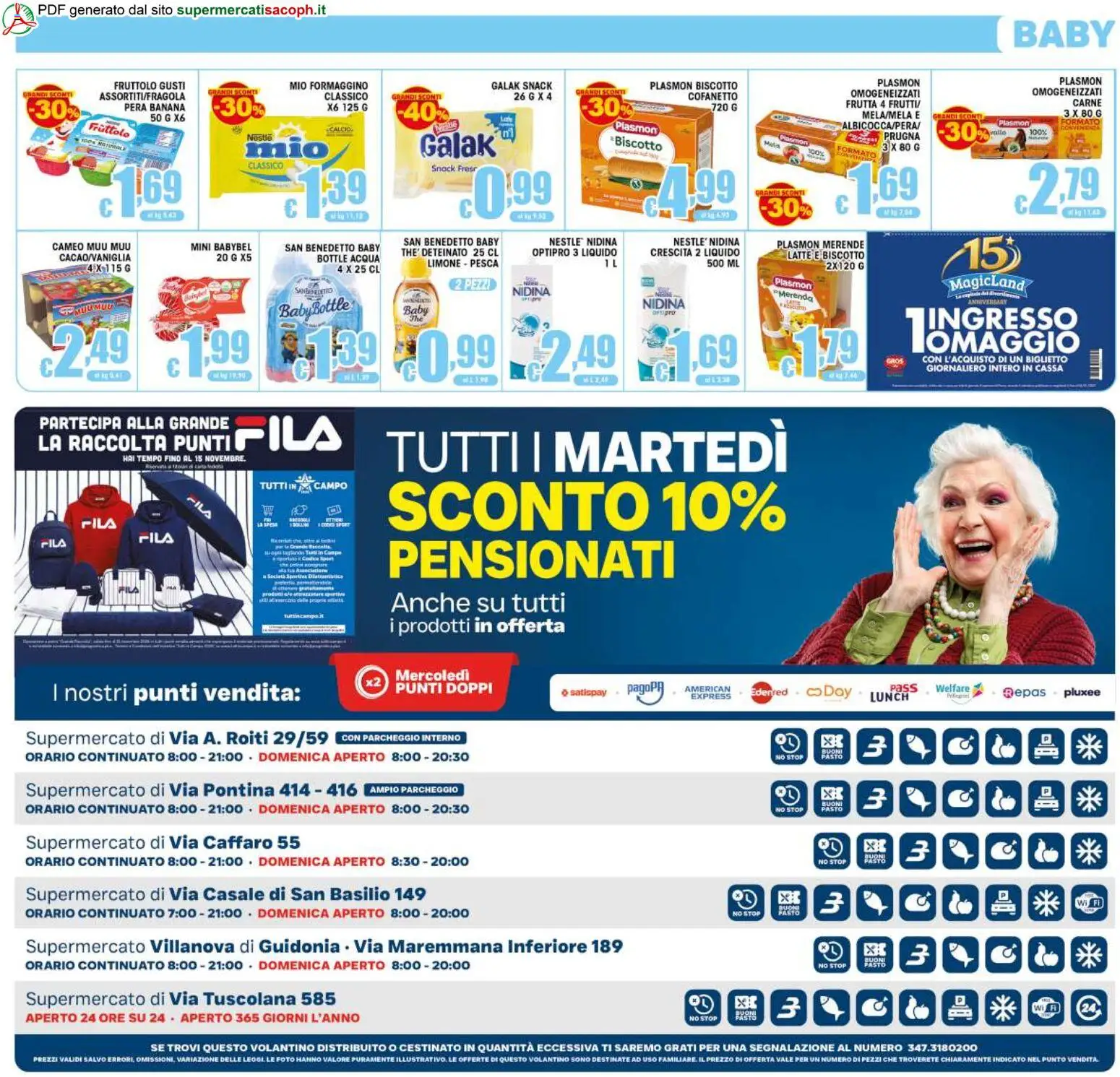 Volantino Sacoph del 02/09/2026 | Pagina: 20 | Prodotti: Acqua, Latte, Limone, Pera