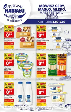 Pogląd oferty "Biedronka gazetka - Festiwal nabiału" - ważna od 04.09.2026