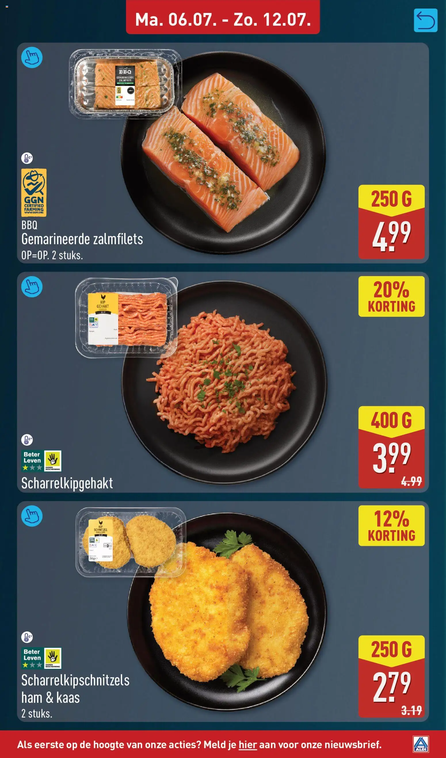 {H1} | Pagina: 9 | Producten: Kaas, Ham, Schnitzels