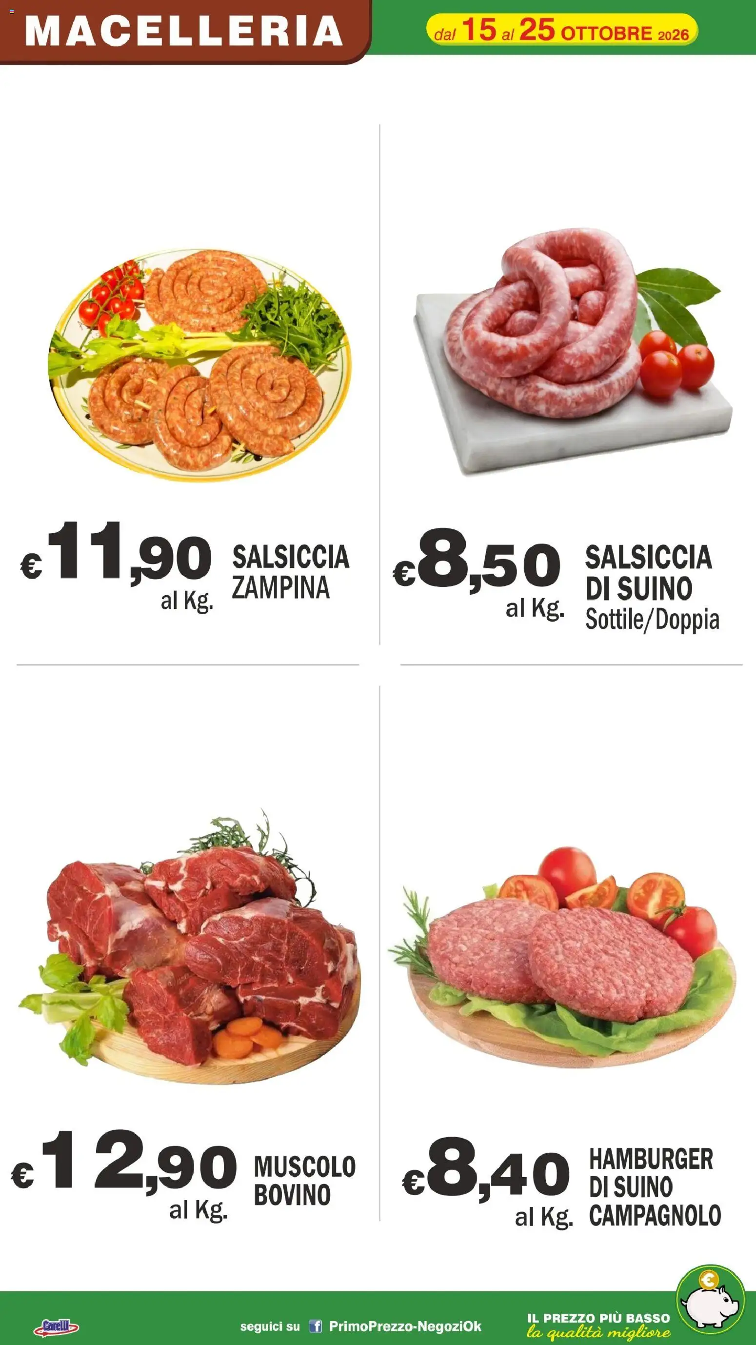 Volantino Primo Prezzo del 15/10/2026 | Pagina: 40