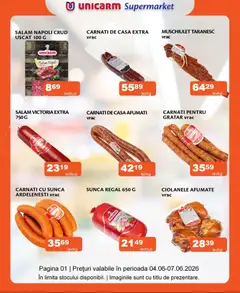 Ofertele Unicarm valabile de la 04.06.2026