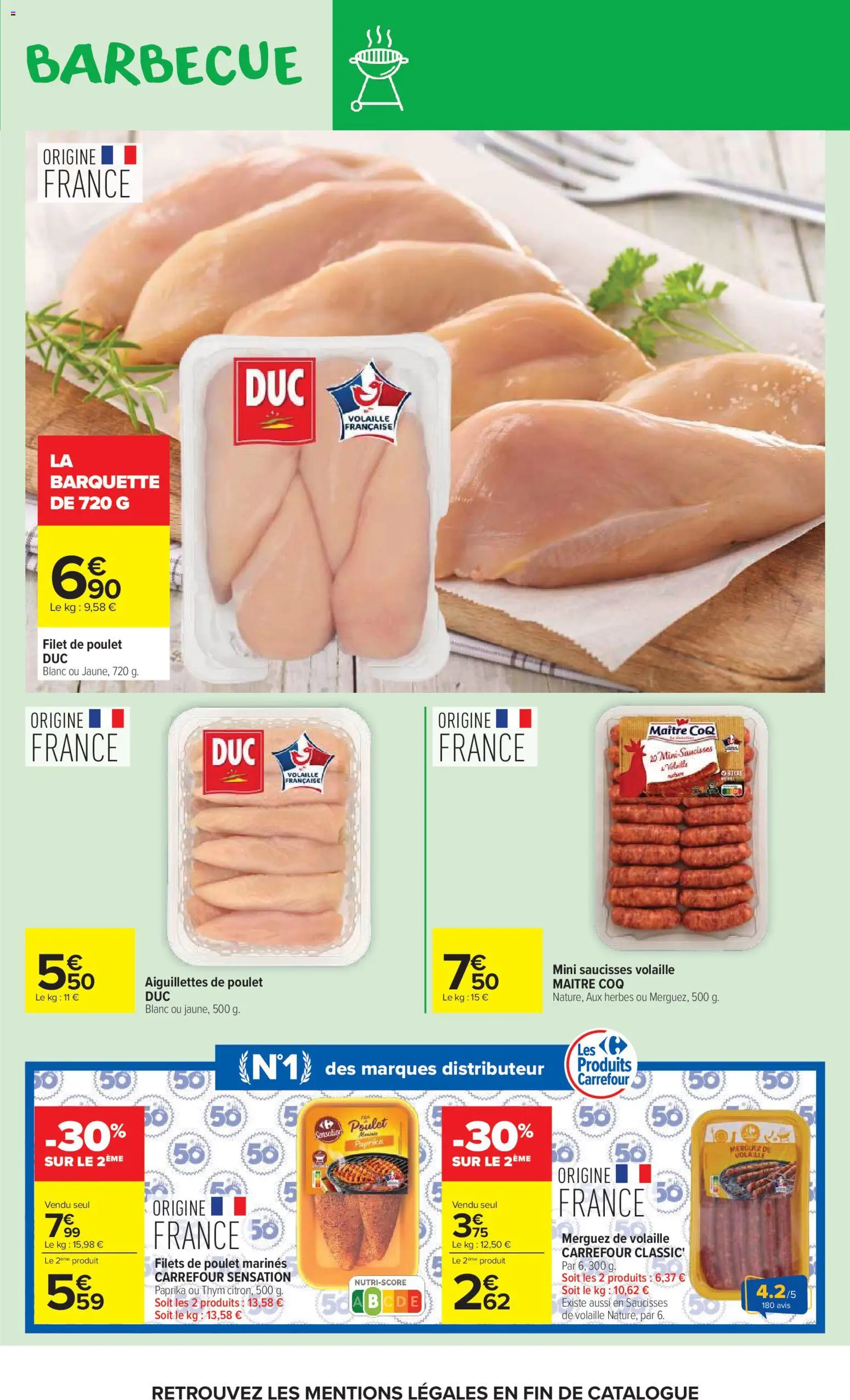 {H1} | Page: 7 | Produits: Paprika, Barbecue, Volaille, Merguez