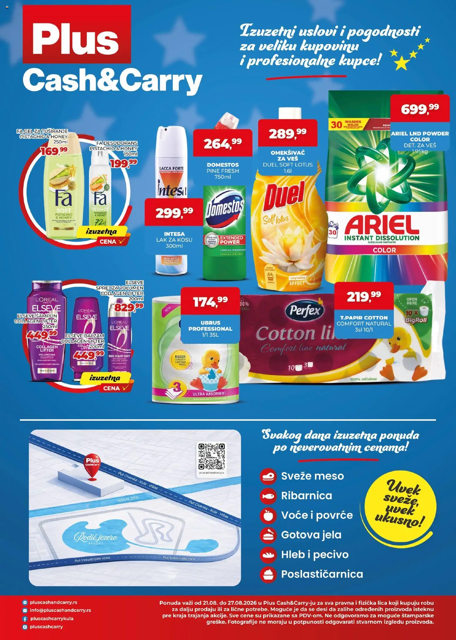 Plus Cash & Carry katalog - važi od 21.08.2026 | Strana: 4 | Proizvode: Gotova jela, Balzam, Meso, Gel za tuširanje