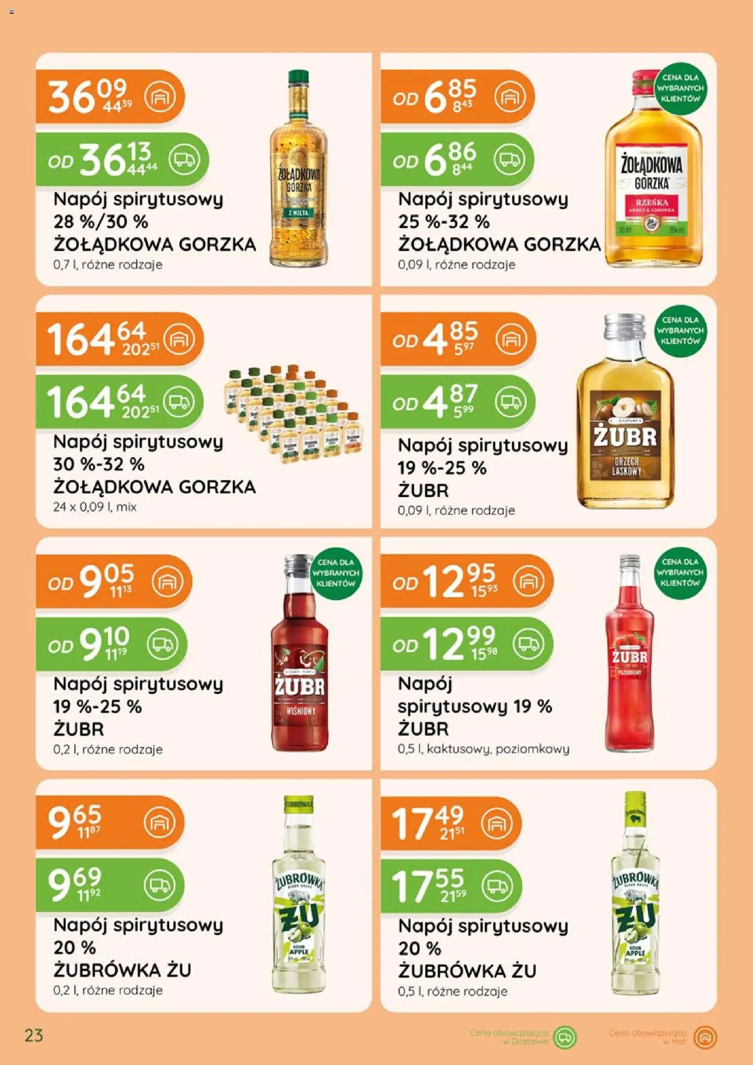 Eurocash gazetka - Katalog Alkoholowy od 01.09.2026 | Strona: 23 | Produkty: Limonka, Mięta, Żubrówka