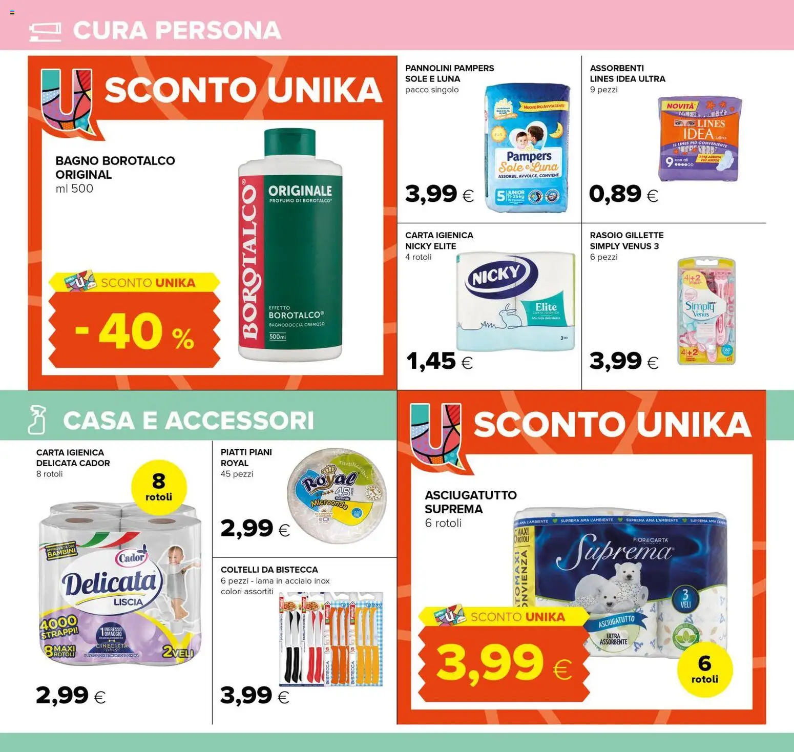 Volantino Tigre del 29/07/2026 | Pagina: 22 | Prodotti: Microonde, Pannolini, Rasoio, Pampers