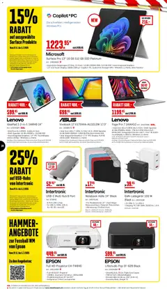 Interdiscount aktionen ab 22.06.2026 gültig | Seite: 14 | Produkte: Tastatur, Lautsprecher, Lenovo, Epson
