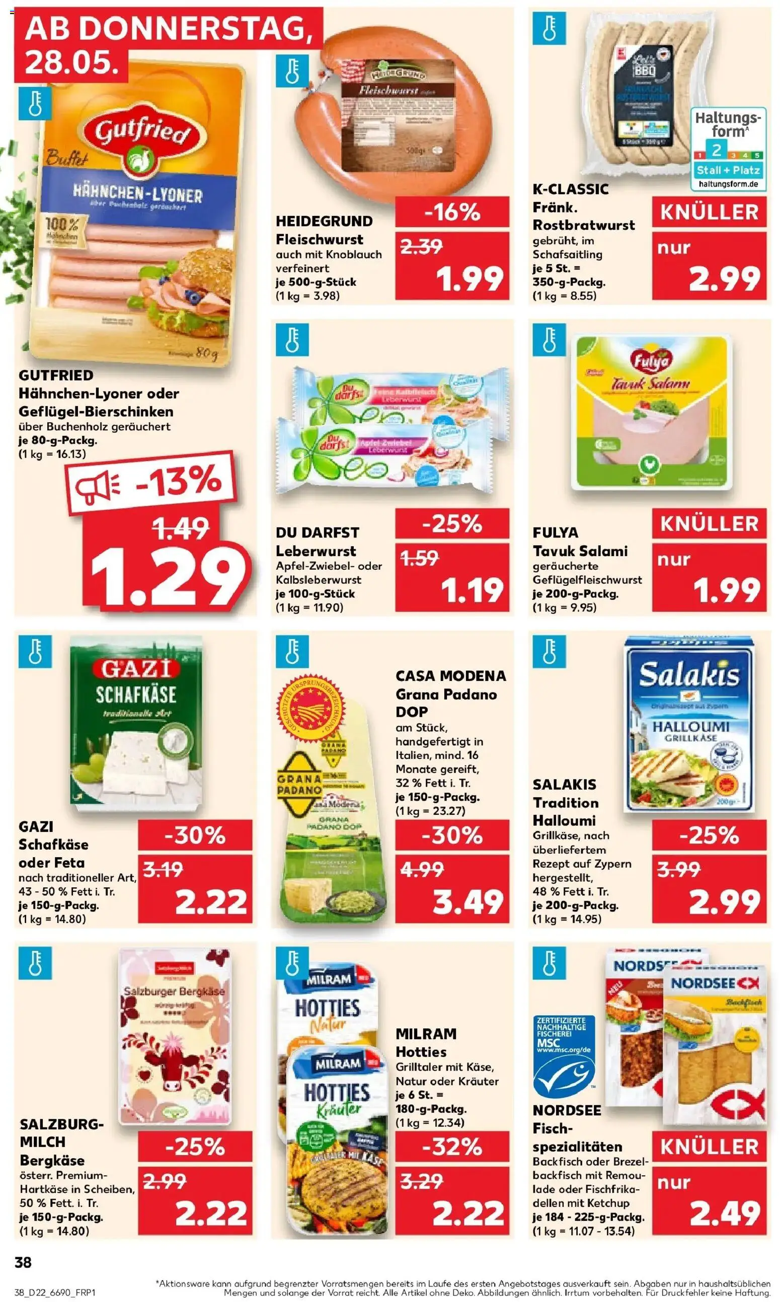 Kaufland Prospekt Norden – gültig ab 26.05.2026 | Seite: 43 | Produkte: Grill, Fisch, Milram, Ketchup