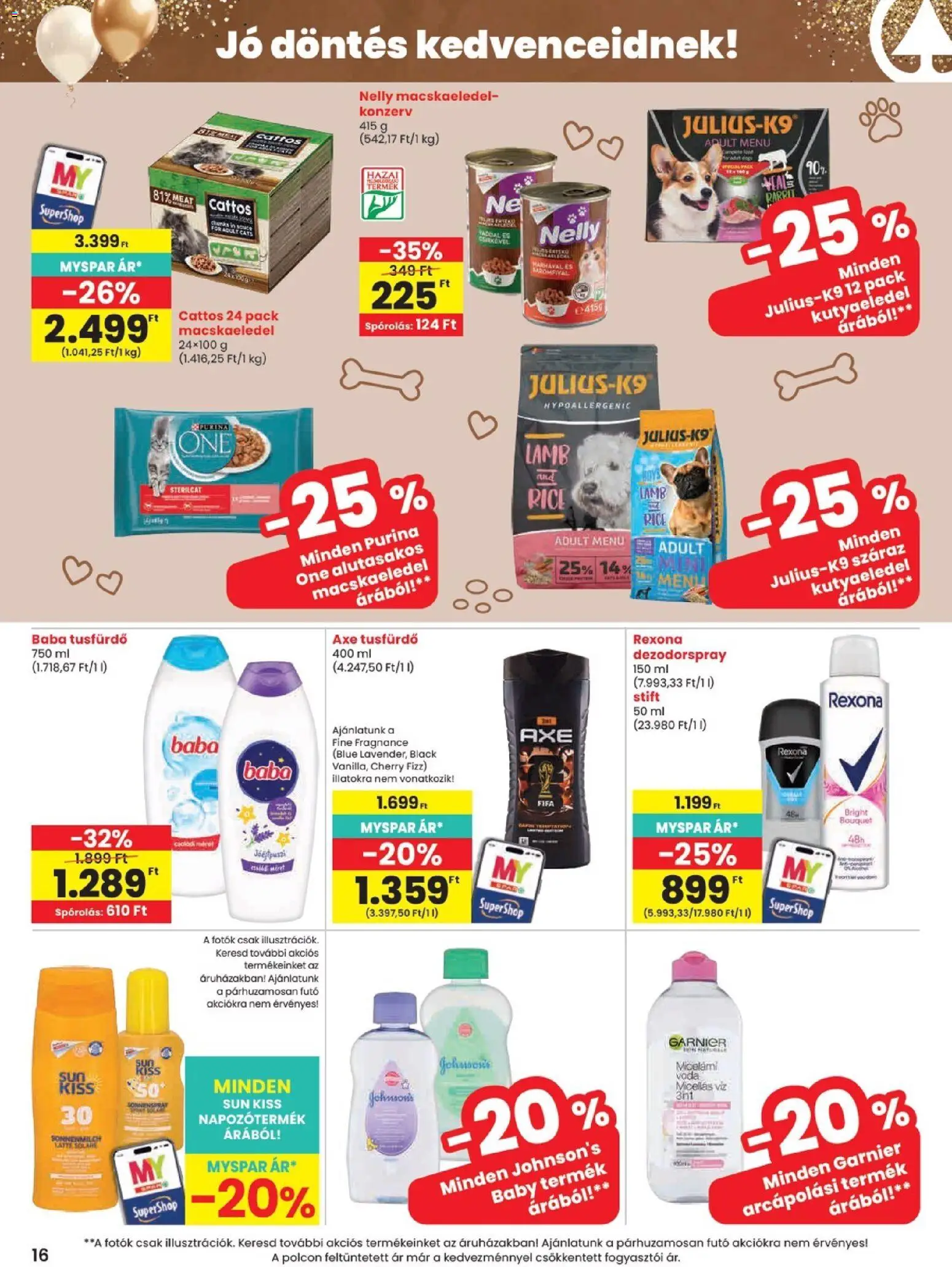 Spar akciós ujság - amely érvényes a következő dátumtól: 25.06.2026 | Oldal: 16