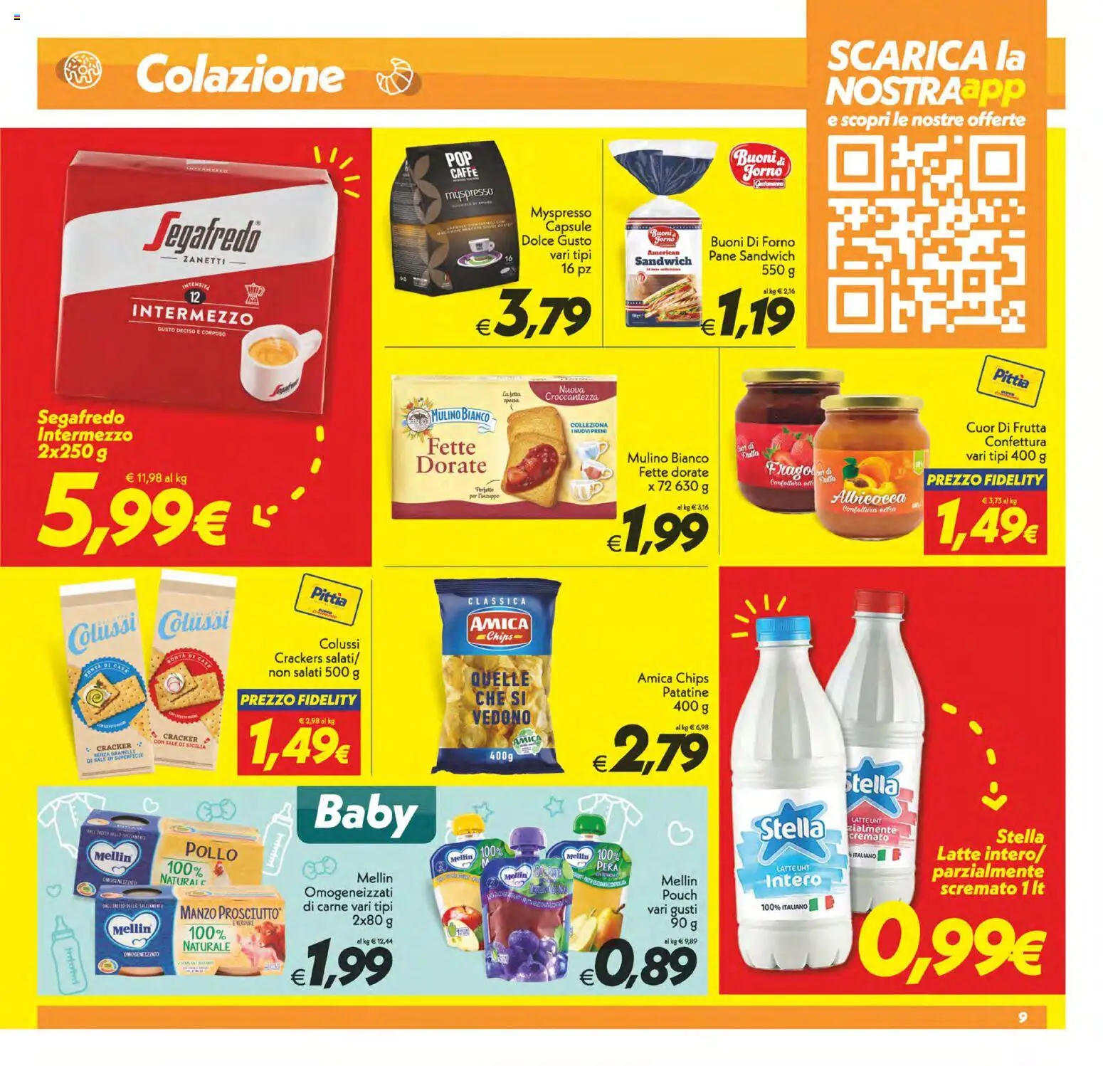 Volantino SuperConveniente del 19.05.2026 | Pagina: 9 | Prodotti: Pollo, Fragole, Sale, Latte