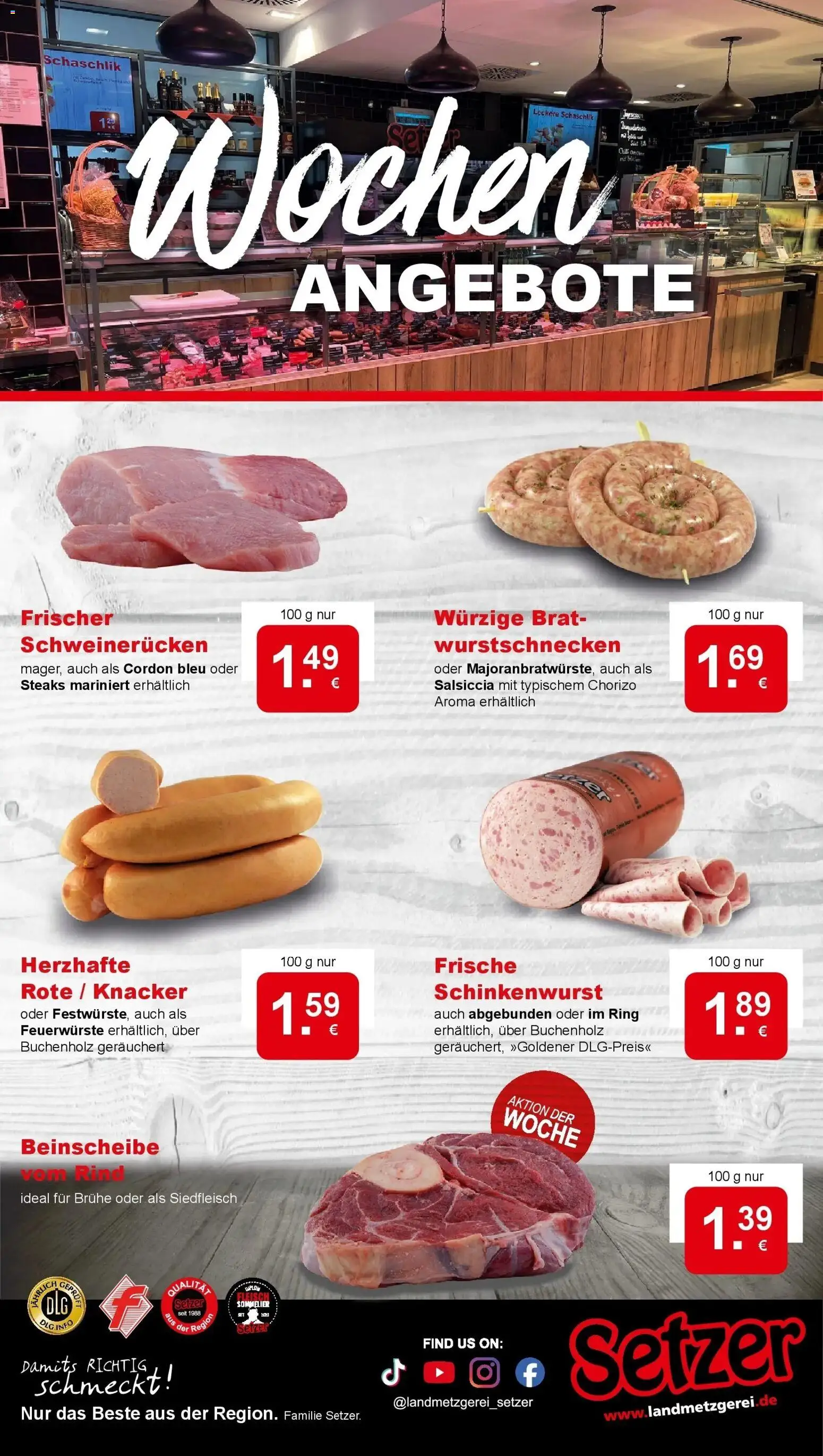 Rewe Prospekt Schwäbisch Hall – gültig ab 13.07.2026 | Seite: 8 | Produkte: Schweinerucken, Fleisch