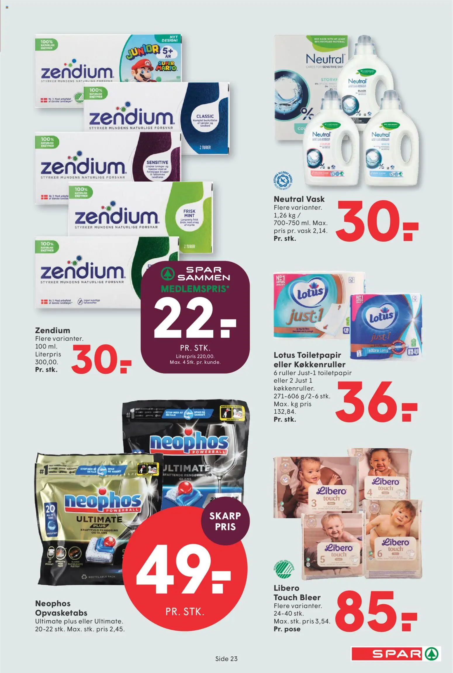 Spar tilbudsavis – gyldig fra 08.05.2026 | Side: 23 | Produkter: Mynte
