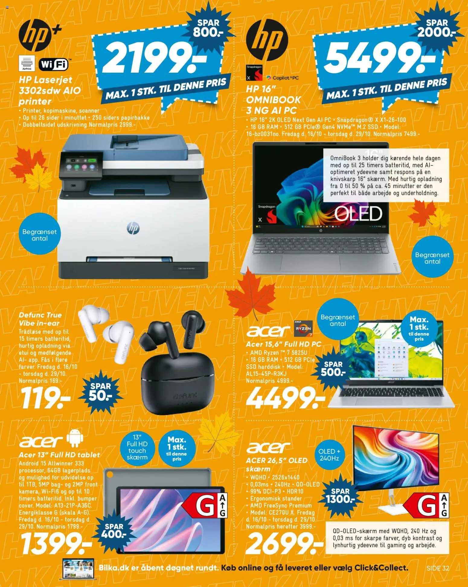 Bilka tilbudsavis – gyldig fra 16/10/2026 | Side: 15 | Produkter: RAM, Scanner, Printer, SSD