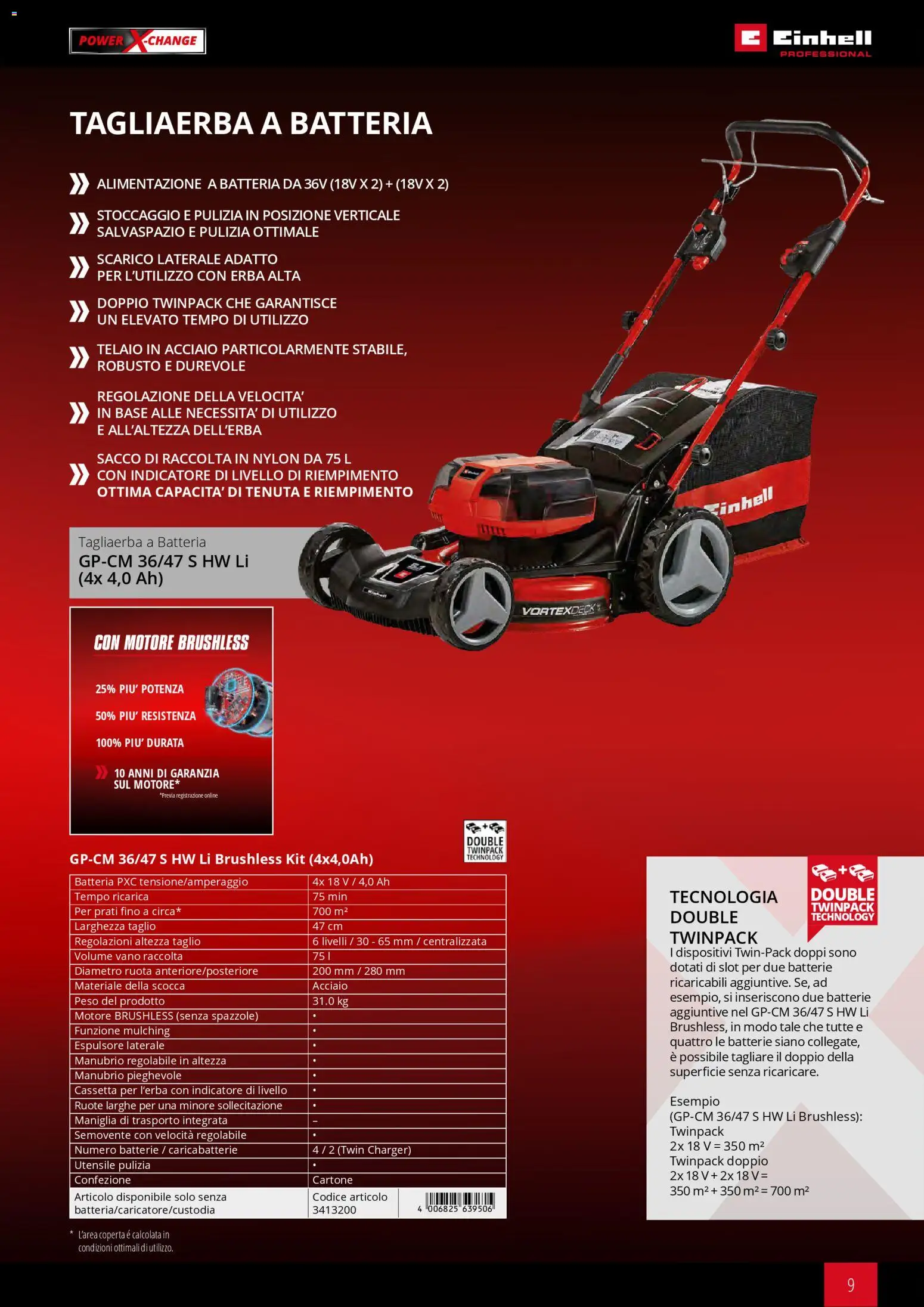 Volantino Einhell del 02/03/2026 | Pagina: 11 | Prodotti: Taglio, Batteria, Batterie, Caricabatterie
