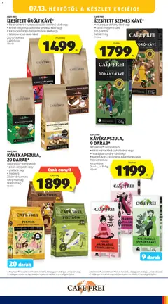 KÁVÉKAPSZULA, 20 DARAB*, Nespresso®-kompatibilis • piknik válogatás vagy • pisztácia vagy • mogyoró - amely érvényes a következő dátumtól: 2026.07.09. | Oldal: 29