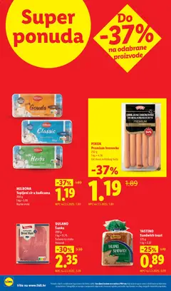 TASTINO, Sandwich toast, 375 g, American Style - Pregled kataloga iz trgovine Lidl, vrijedi od 15.06.2026 | Stranica: 2