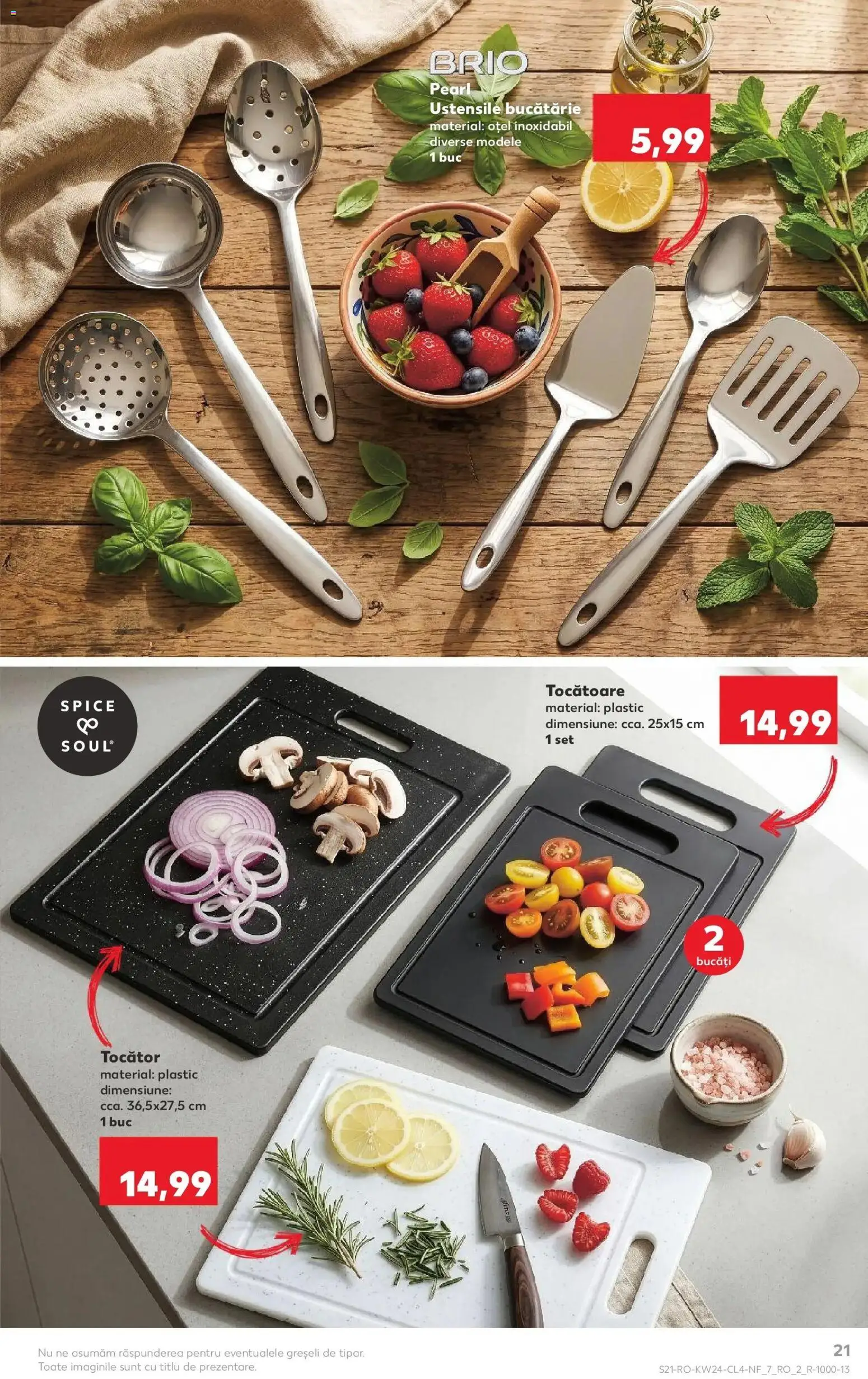 Noul catalog Kaufland – valabil de la 10.06.2026 | Pagină: 21 | Produse: Bucătărie, Su sebili, Tocător