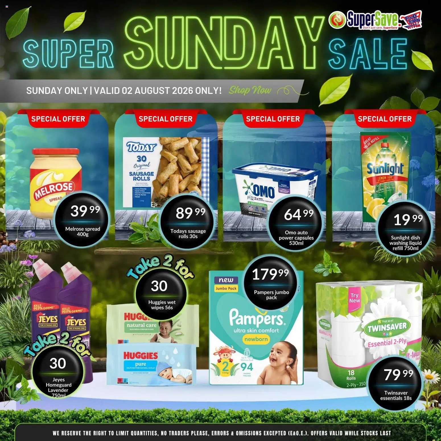 New Super Save catalogue – valid from 02/08/2026 | Page: 7 | Products: Lemon, Sausage