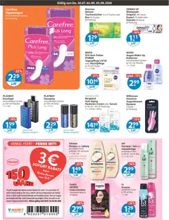 V-Markt Angebote ab 30.07.2026 gültig | Seite: 12 | Produkte: Wattepads, Duft, Spülung, Duschgel