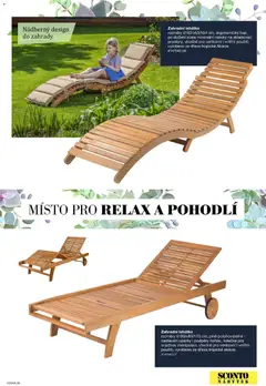 Náhled letáku Sconto nábytek katalog - Zahradní speciál od 01.01.2026 | Strana: 83 | Produkty: Zahradní lehátko, Nábytek, Lehátko