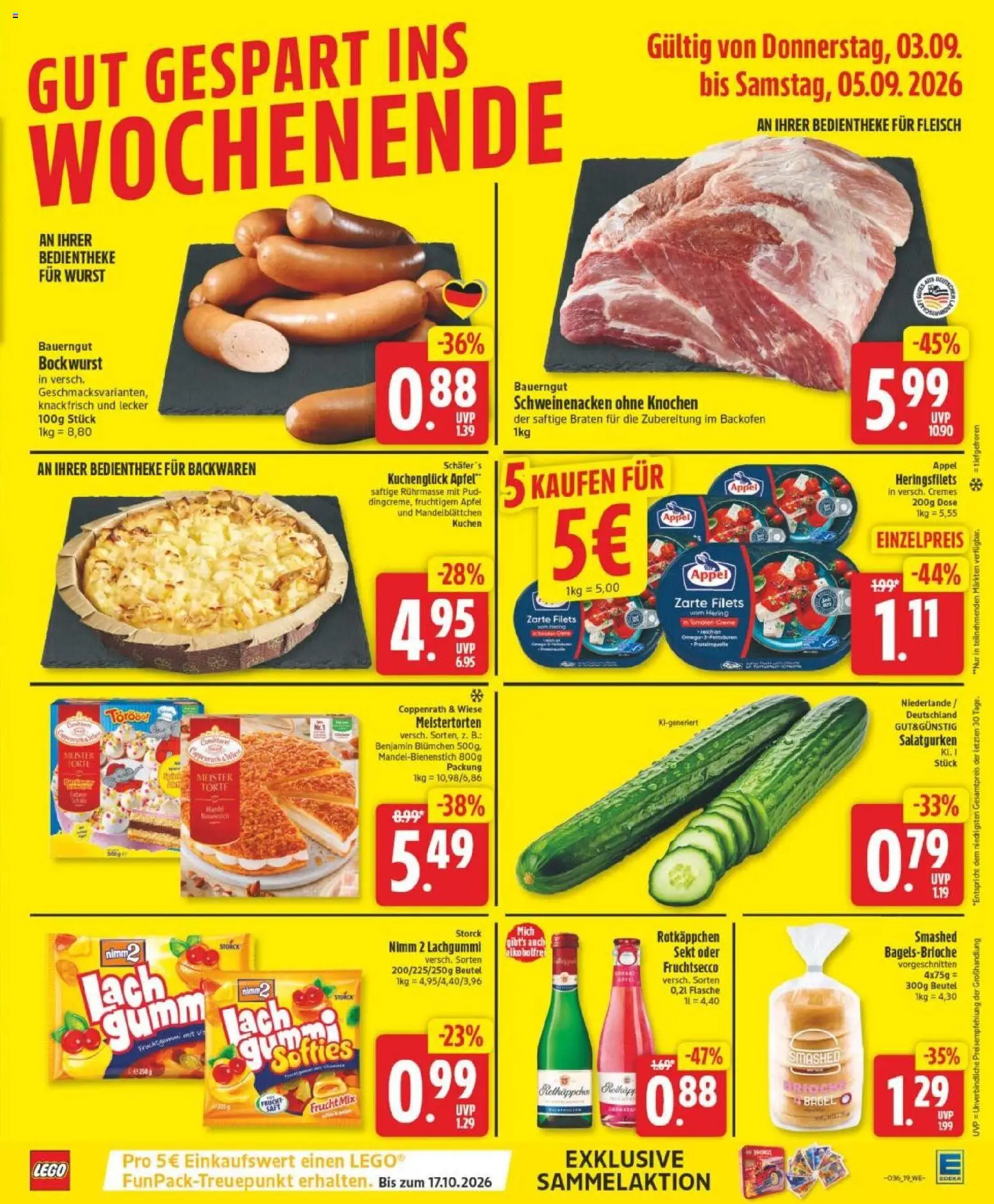 Edeka Prospekt Magdeburg – gültig ab 31.08.2026 | Seite: 21 | Produkte: Hering, Sekt, Bauerngut, Rotkäppchen
