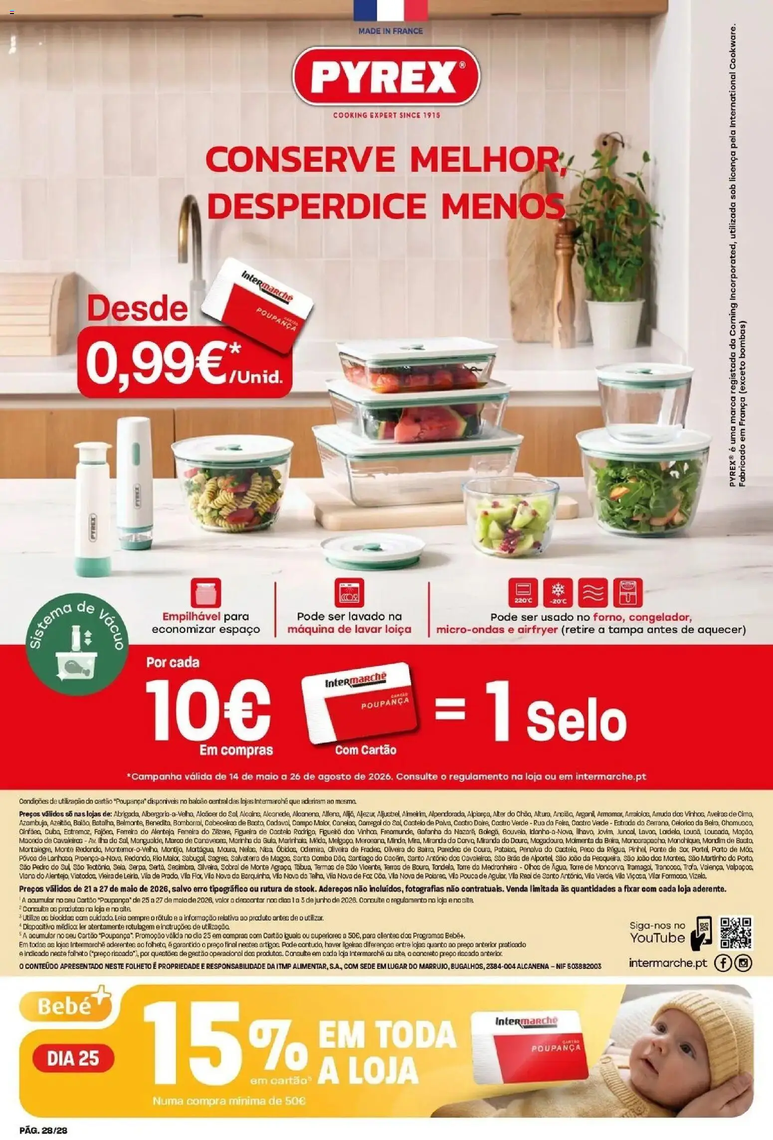 Intermarché - Isto é que são preços BAIXOS │ válido de 21.05.2026 | Página: 28 | Produtos: Máquina de lavar, Sal, Microondas