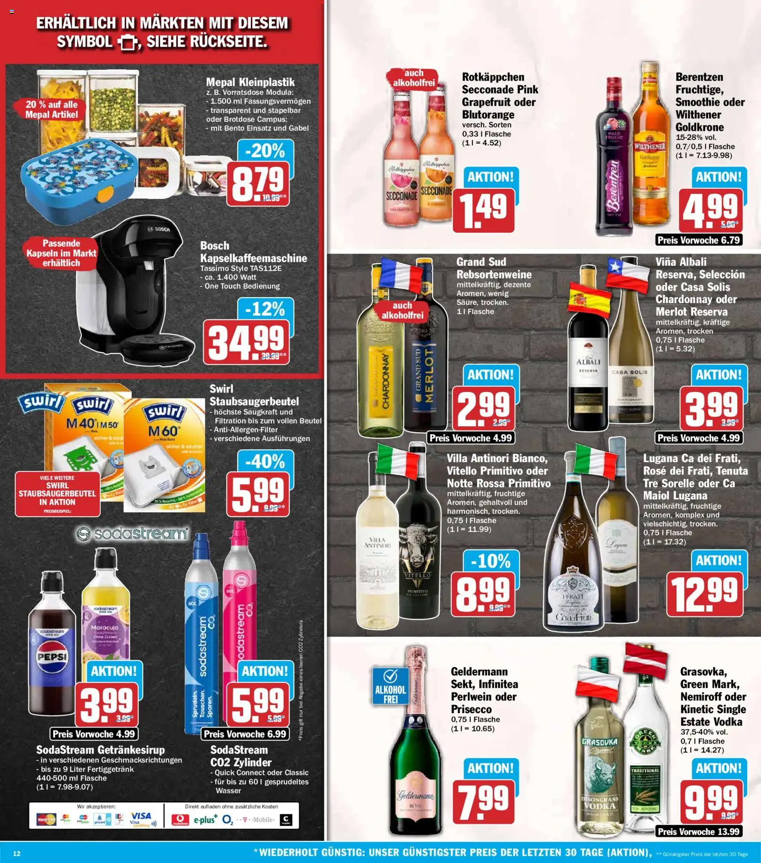 HIT Prospekt – gültig ab 24.08.2026 | Seite: 12 | Produkte: Bosch, Wilthener, Grapefruit, Pepsi