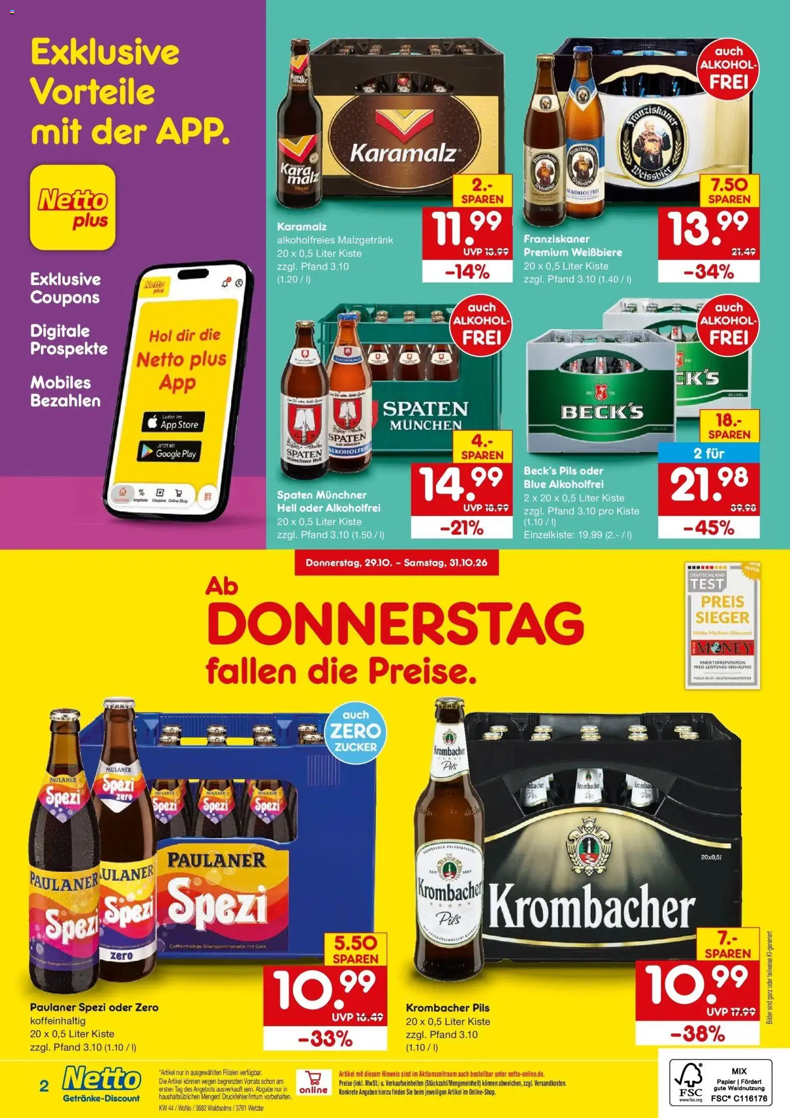 Netto Marken-Discount Prospekt Waldsolms-Brandoberndorf (ab 26.10.2026 ...
