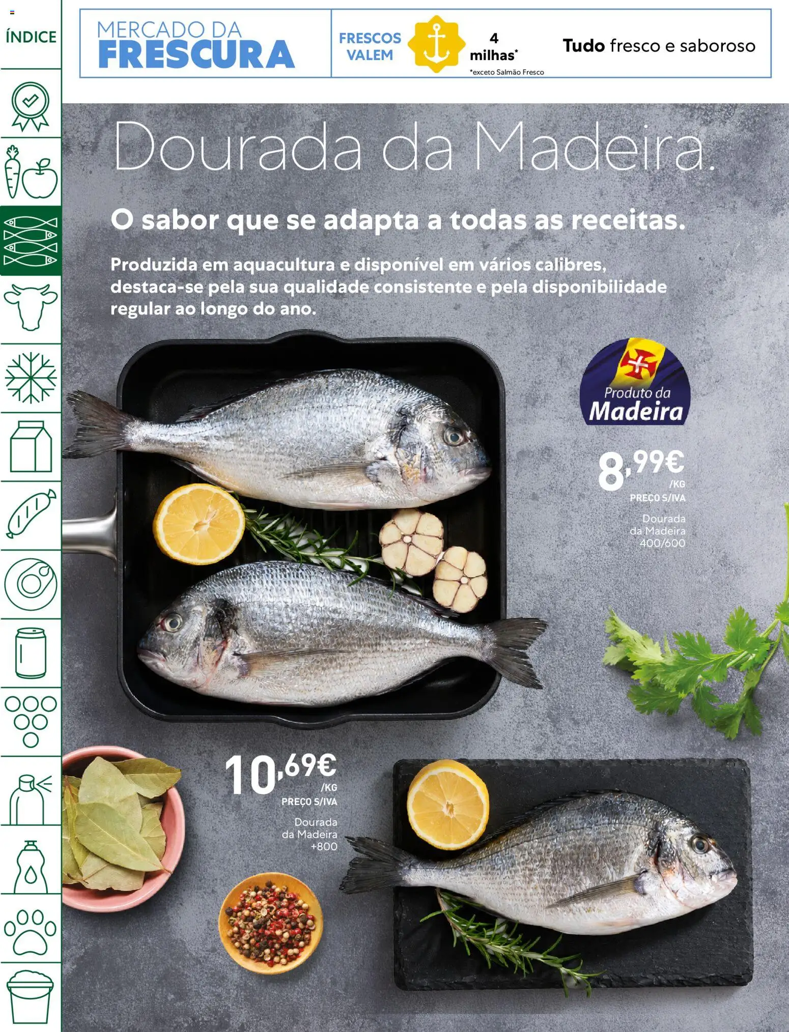 Recheio folheto Madeira │ válido de 13/10/2026 | Página: 4 | Produtos: Dourada, Salmão, Salmão fresco