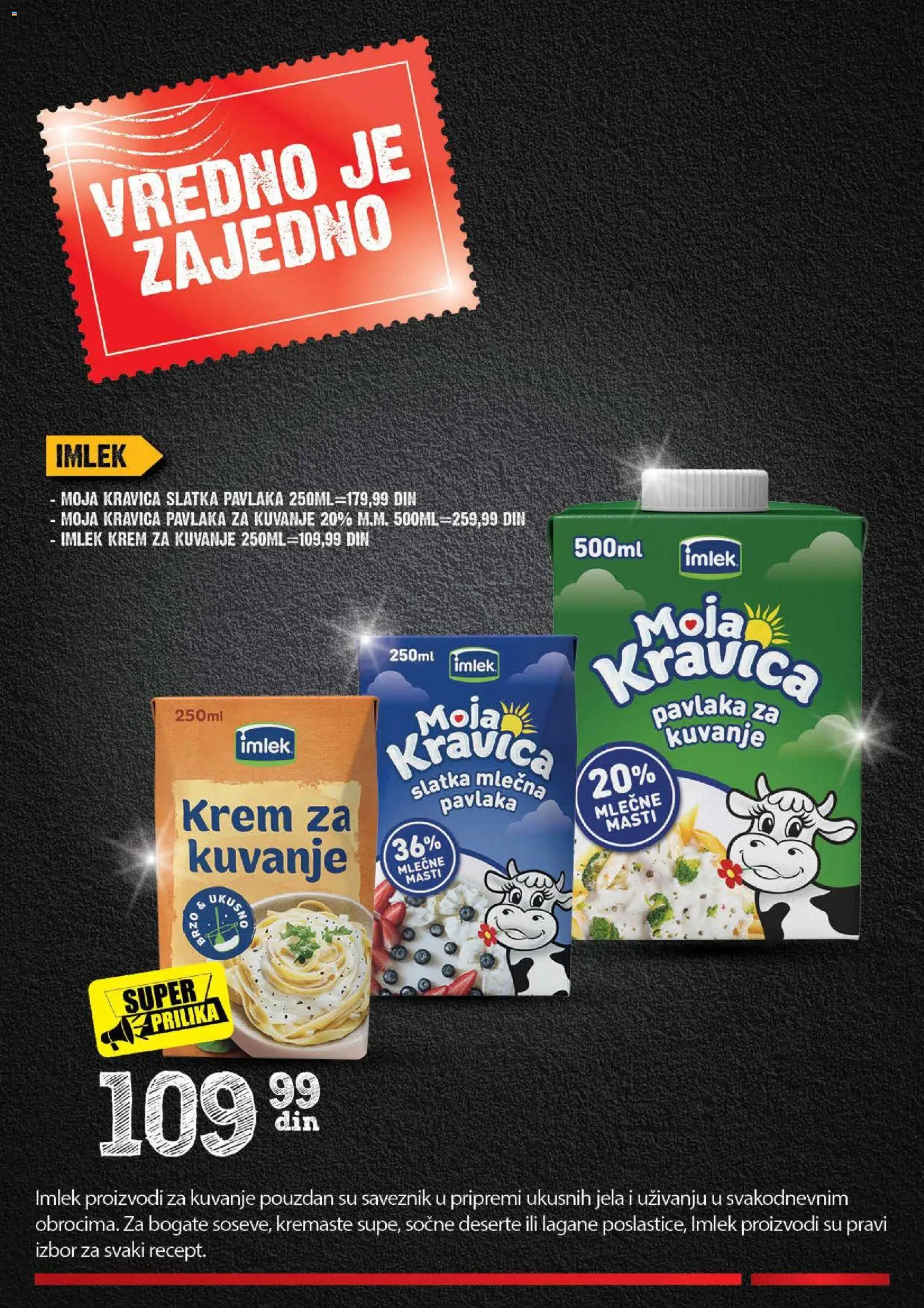 Roda katalog - važi od 26.10.2026 | Strana: 3 | Proizvode: Slatka pavlaka, Moja kravica, Krem, Pavlaka