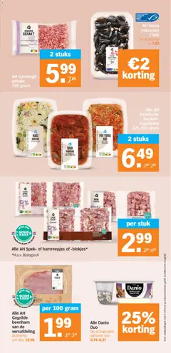 AH Gemengd gehakt, Gemengd gehakt 300 gram - Voorbeeld van een folder van Albert Heijn, geldig van 17-08-2026 | Pagina: 26
