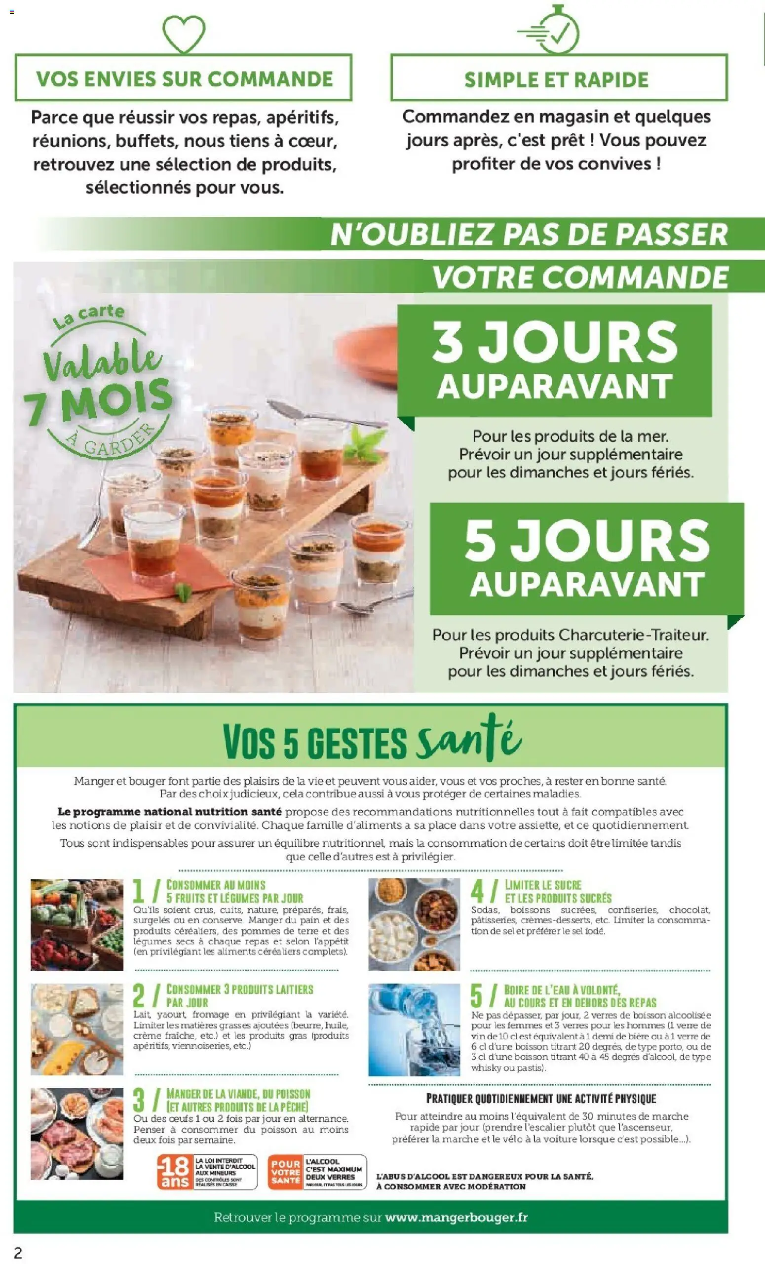 {H1} | Page: 2 | Produits: Mais, Œufs, Vin, Poisson