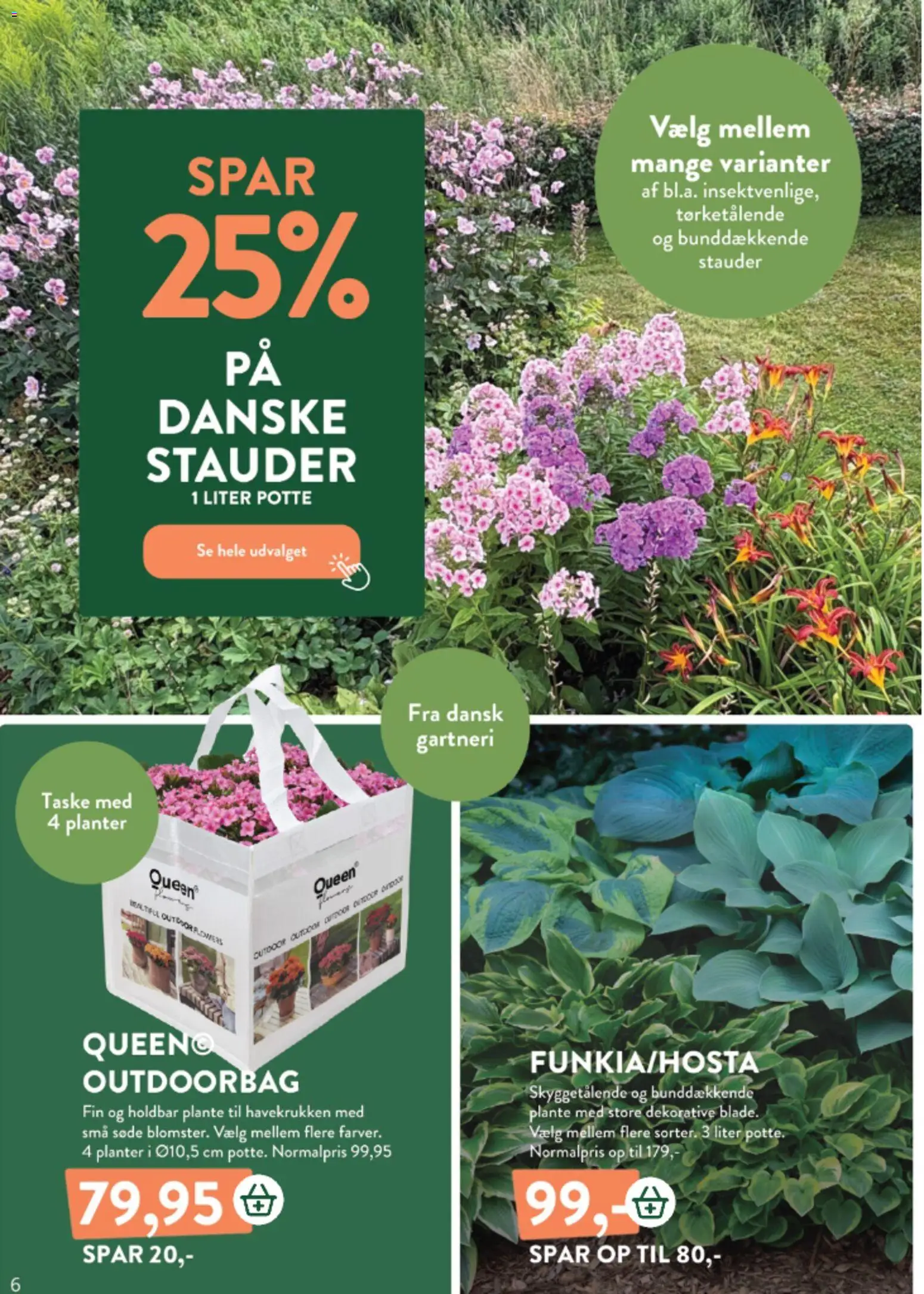 Plantorama tilbudsavis – gyldig fra 22.05.2026 | Side: 6 | Produkter: Taske