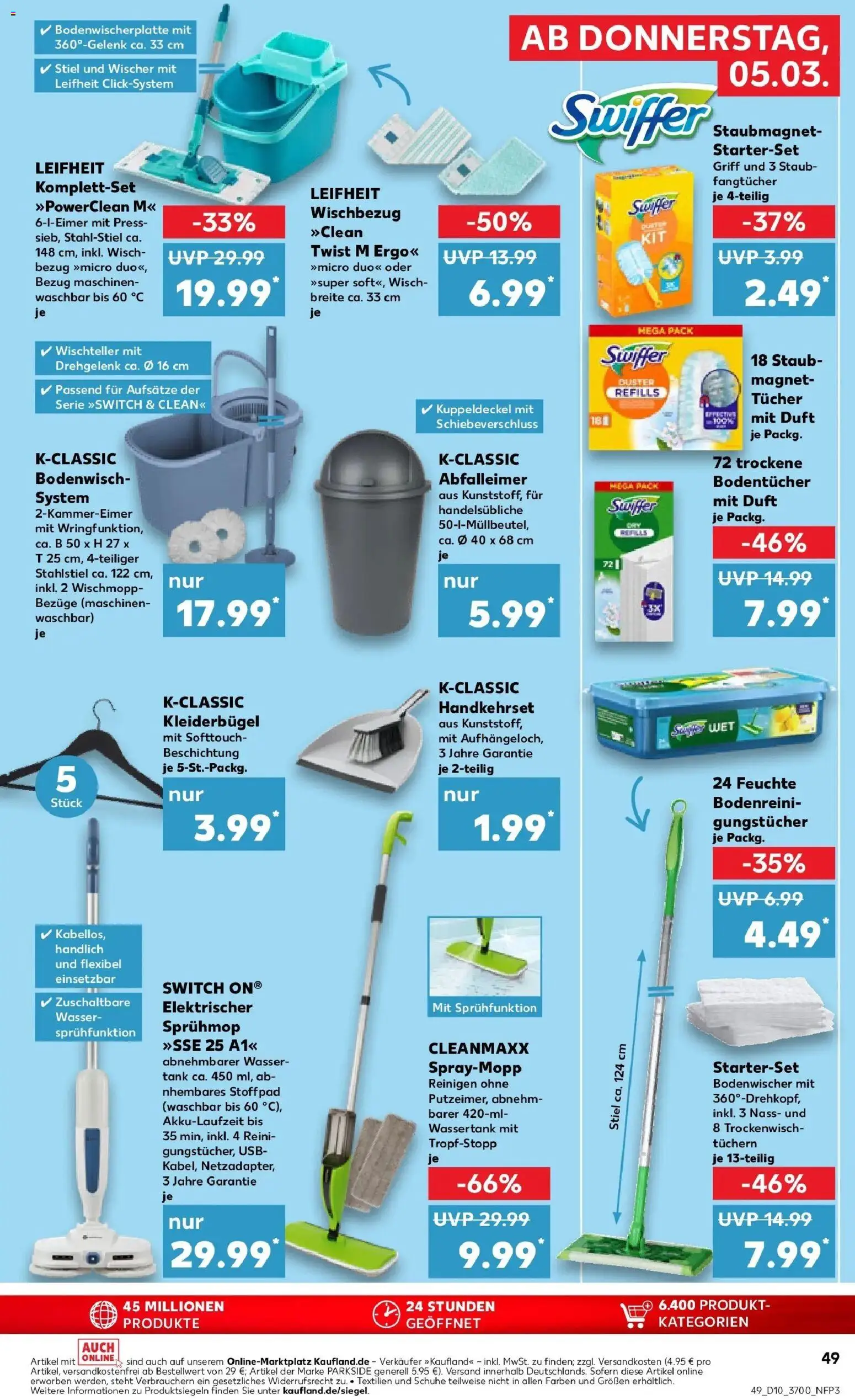 Kaufland Prospekt Leipzig	 – gültig ab 05.03.2026 | Seite: 49 | Produkte: USB, Duft, Abfalleimer, Wasser