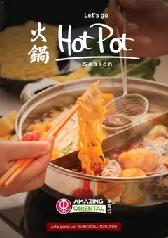 Amazing Oriental folder - Voorbeeld van een folder van Amazing Oriental, geldig van 28-10-2026
