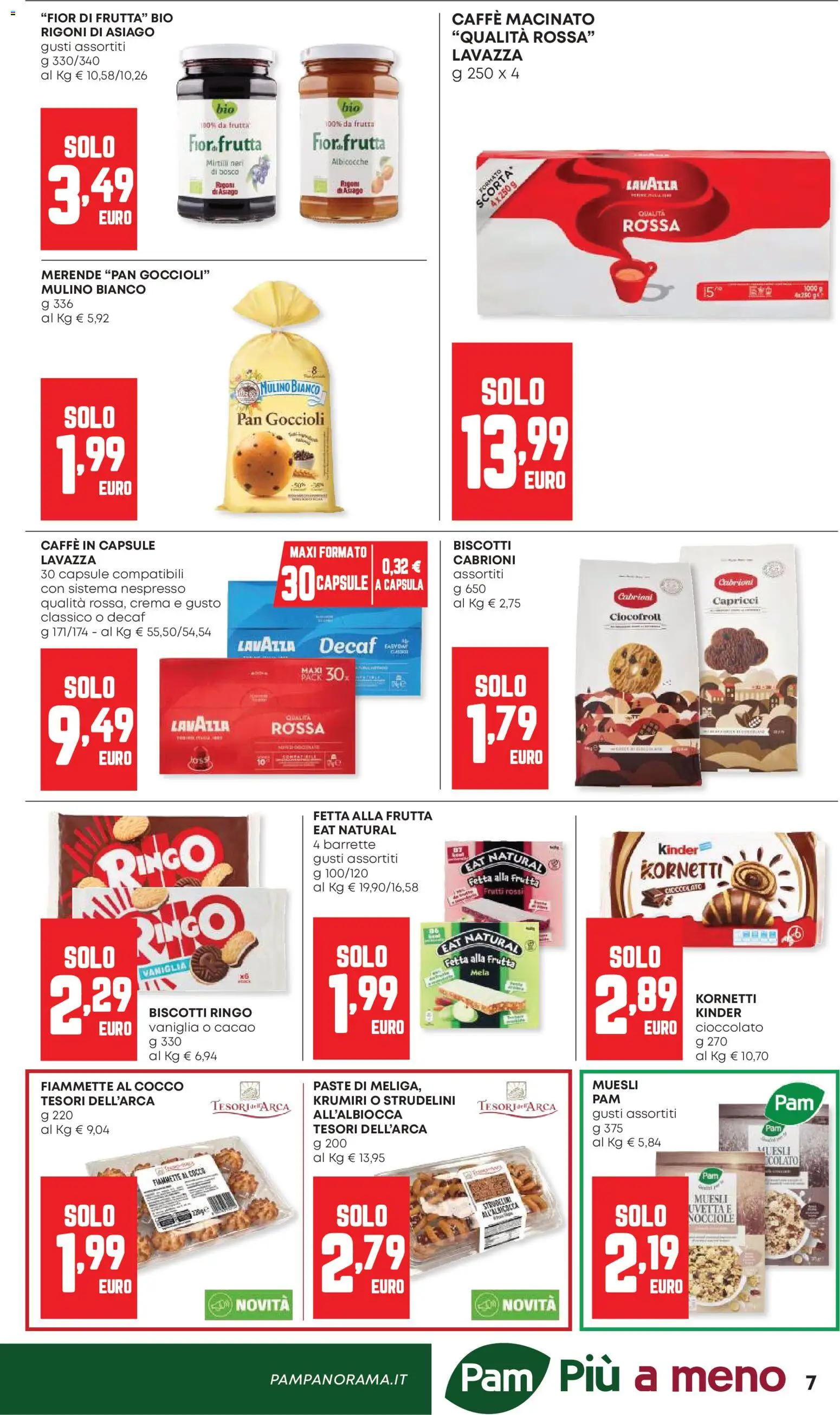 Volantino Panorama del 04.06.2026 | Pagina: 7 | Prodotti: Crema, Biscotti, Mirtilli, Cocco