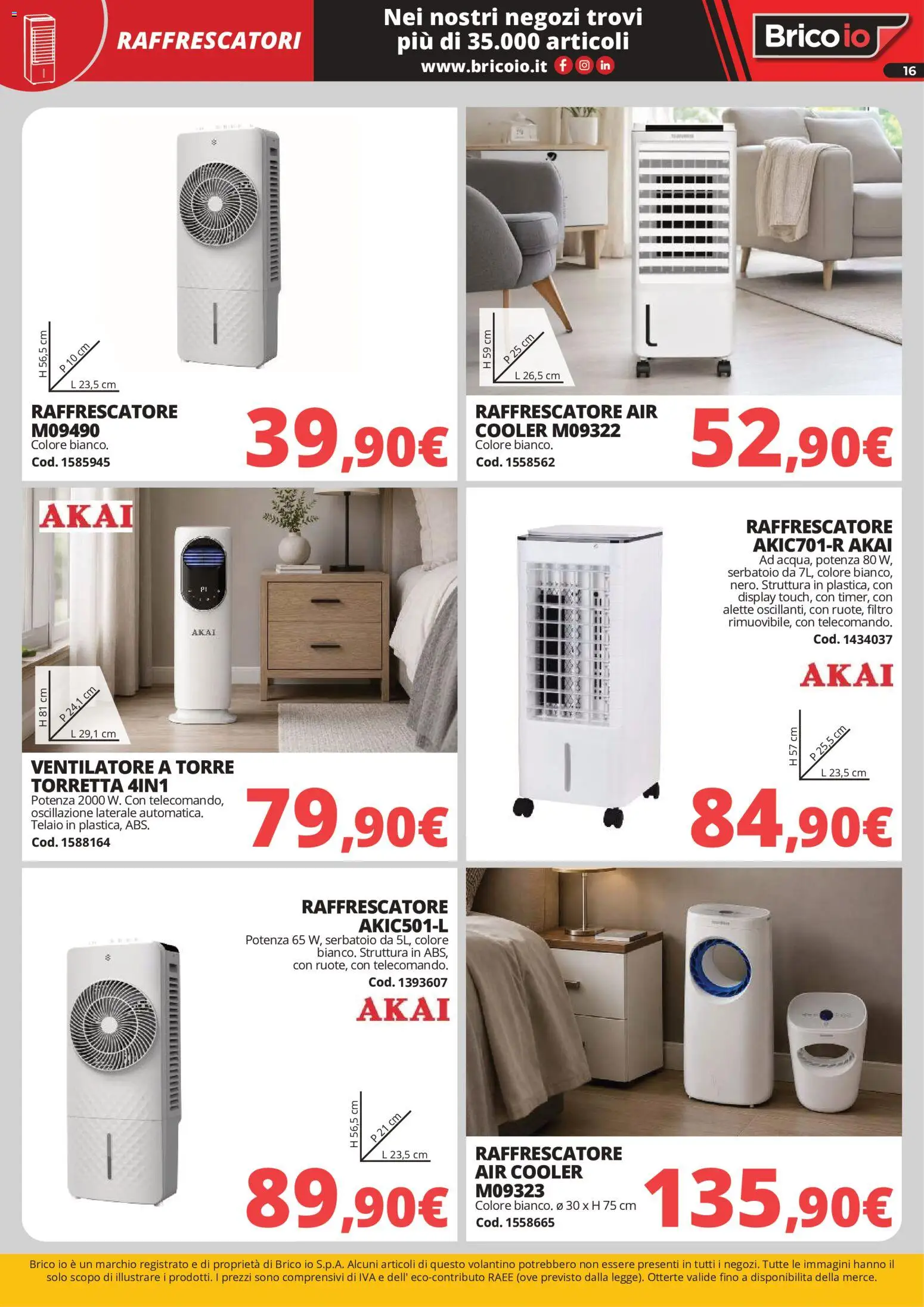 Volantino Brico io del 28.05.2026 | Pagina: 16 | Prodotti: Ventilatore