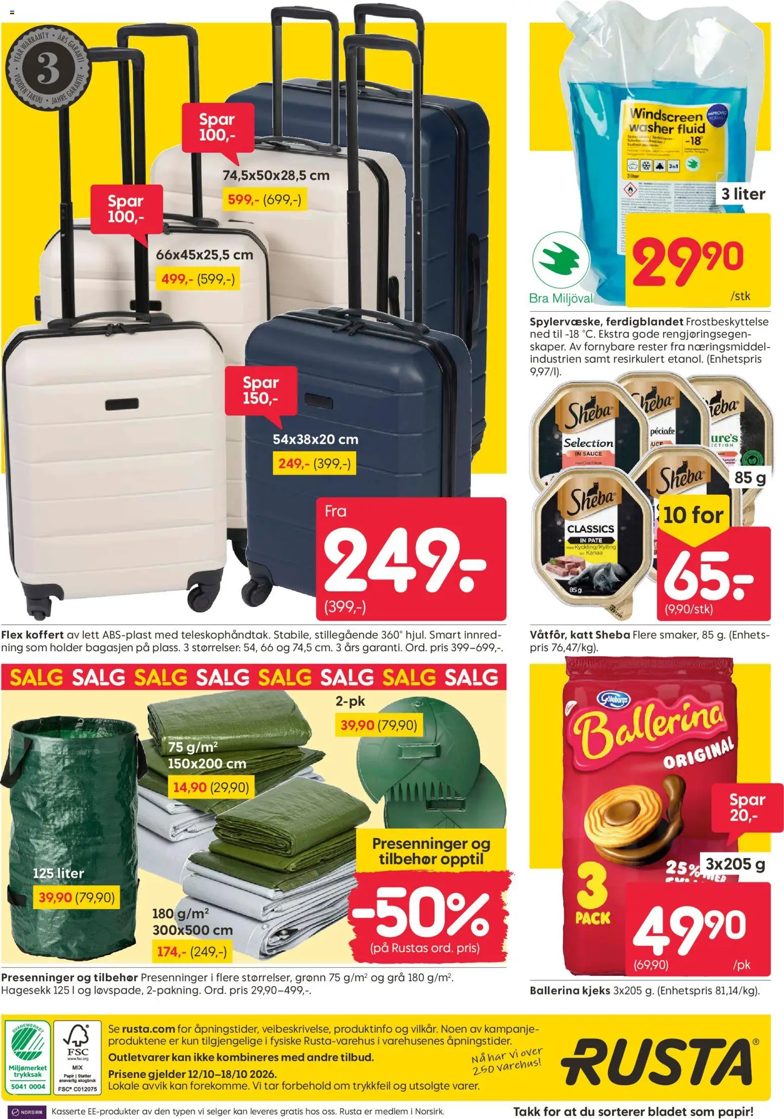 {H1} | Side: 16 | Produkter: Bag, Koffert, Cookies, Kjeks