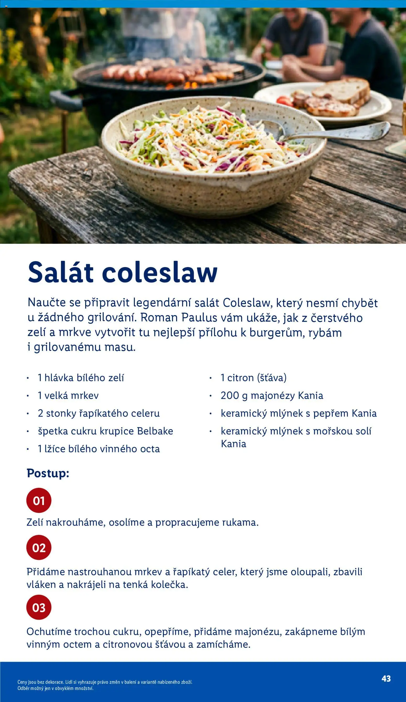 Lidl leták - Vše pro skvělé grilování od 05.05.2026 | Strana: 43 | Produkty: Lžíce, Zelí, Salát, Mlýnek