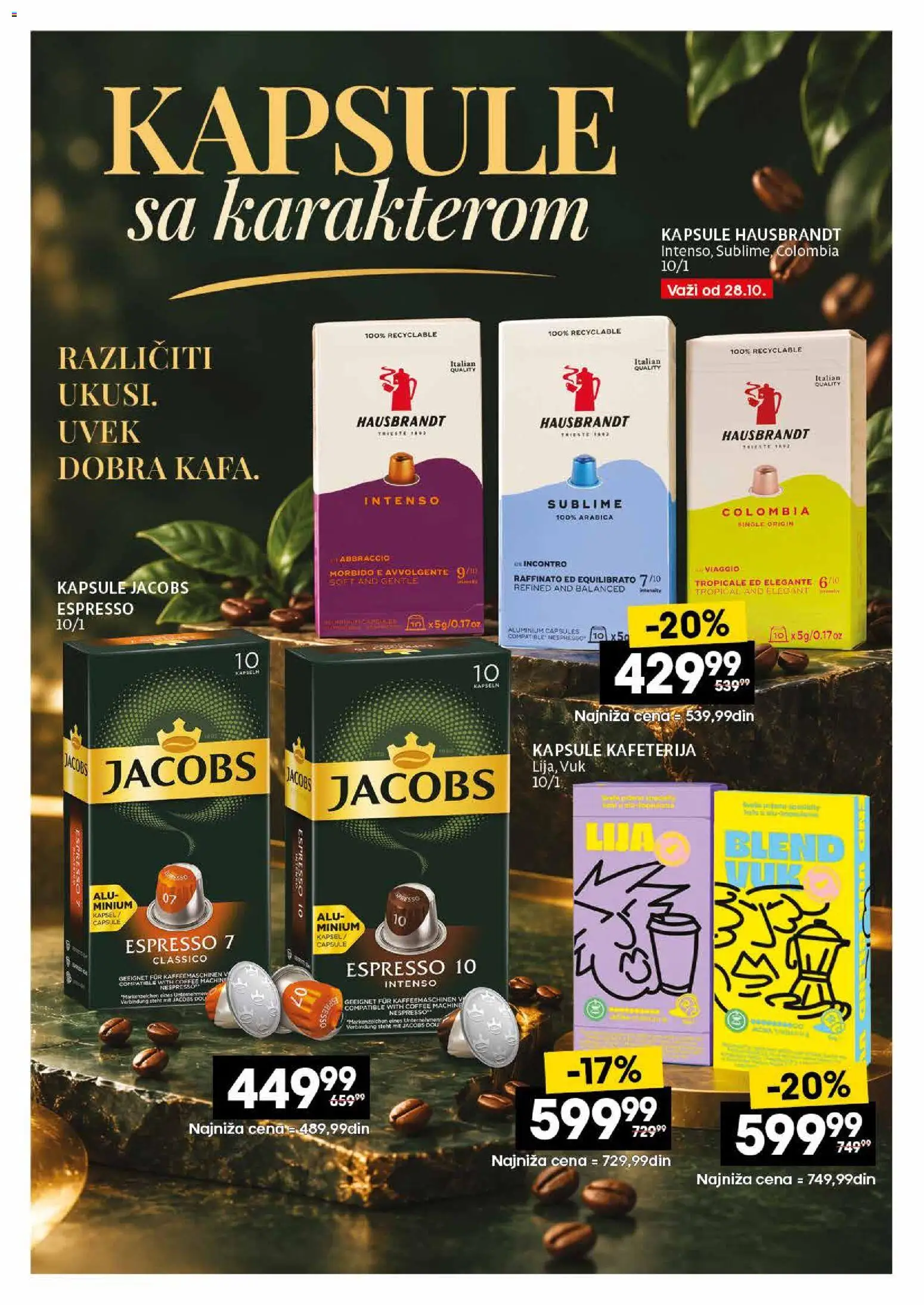 Roda katalog - važi od 26.10.2026 | Strana: 18 | Proizvode: Kapsule, Nespresso