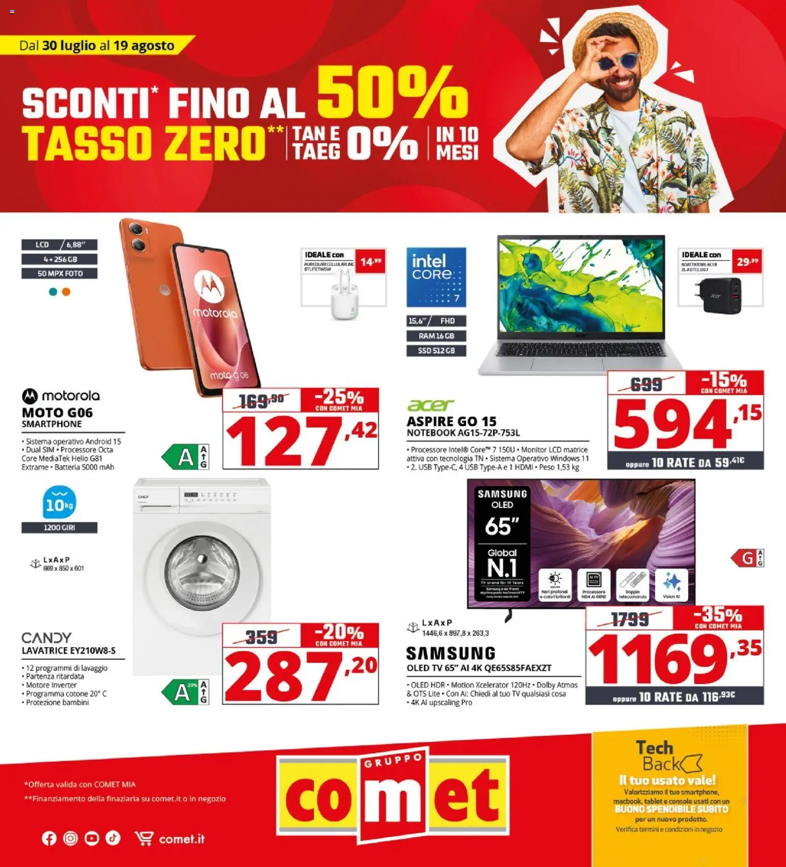 Volantino Comet del 30/07/2026 | Pagina: 1