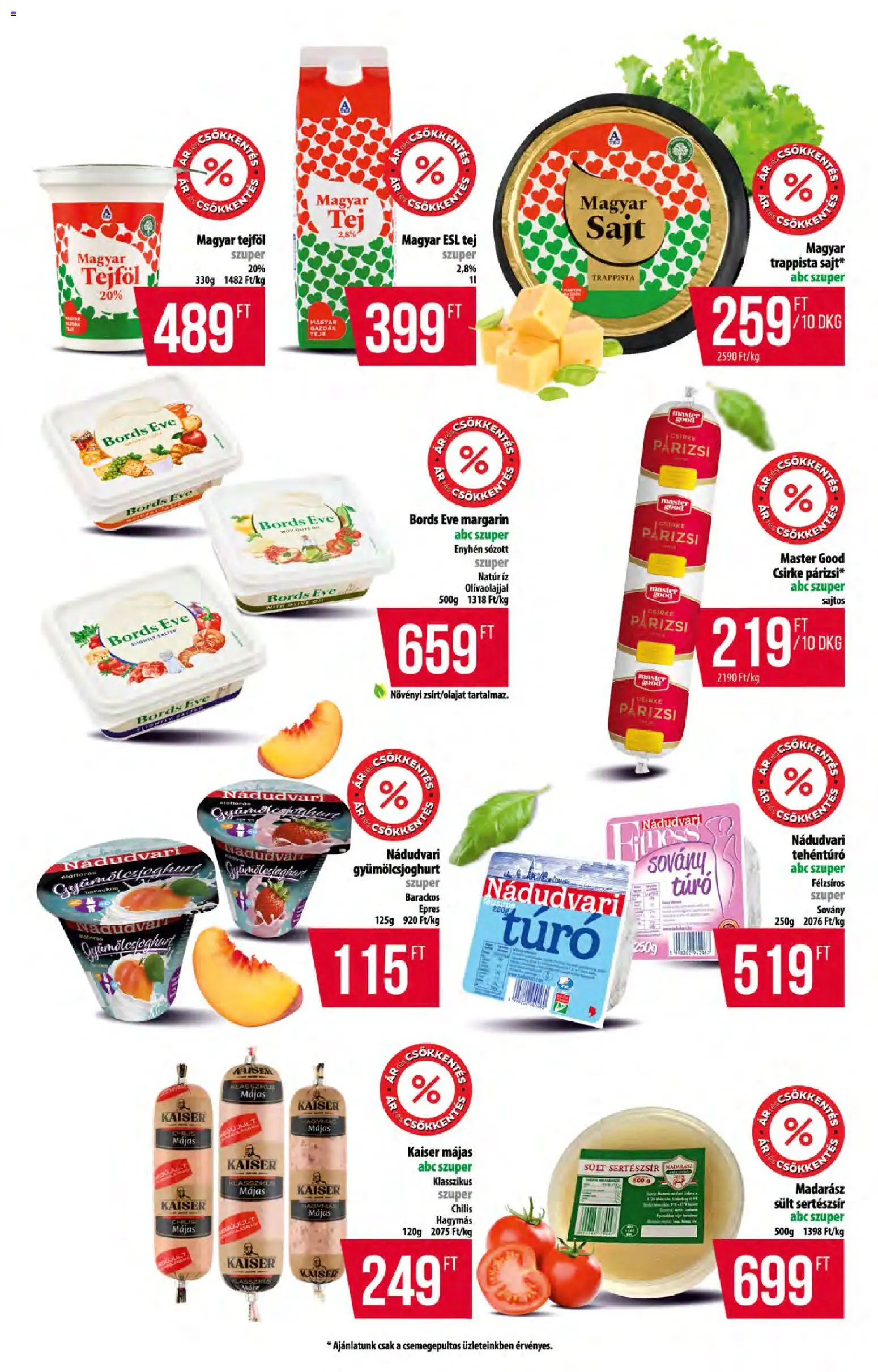 COOP akciós ujság - amely érvényes a következő dátumtól: 11.06.2026 | Oldal: 3 | Termékek: Sovány túró, Sajt, Sertészsír, Gyümölcsjoghurt