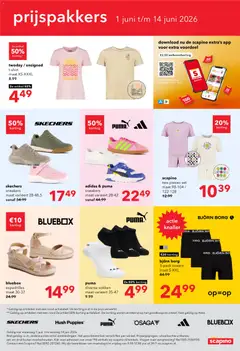 Scapino folder - Voorbeeld van een folder van Scapino, geldig van 01.06.2026 | Pagina: 21 | Producten: Sokken, Boxers, Espadrilles, Kan